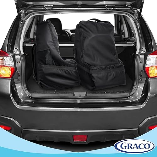 Miniatura 3 de Graco Bolsa de viaje acolchada para asiento de automóvil y mochila transportadora para bebés, mochila grande duradera para asientos de coche y