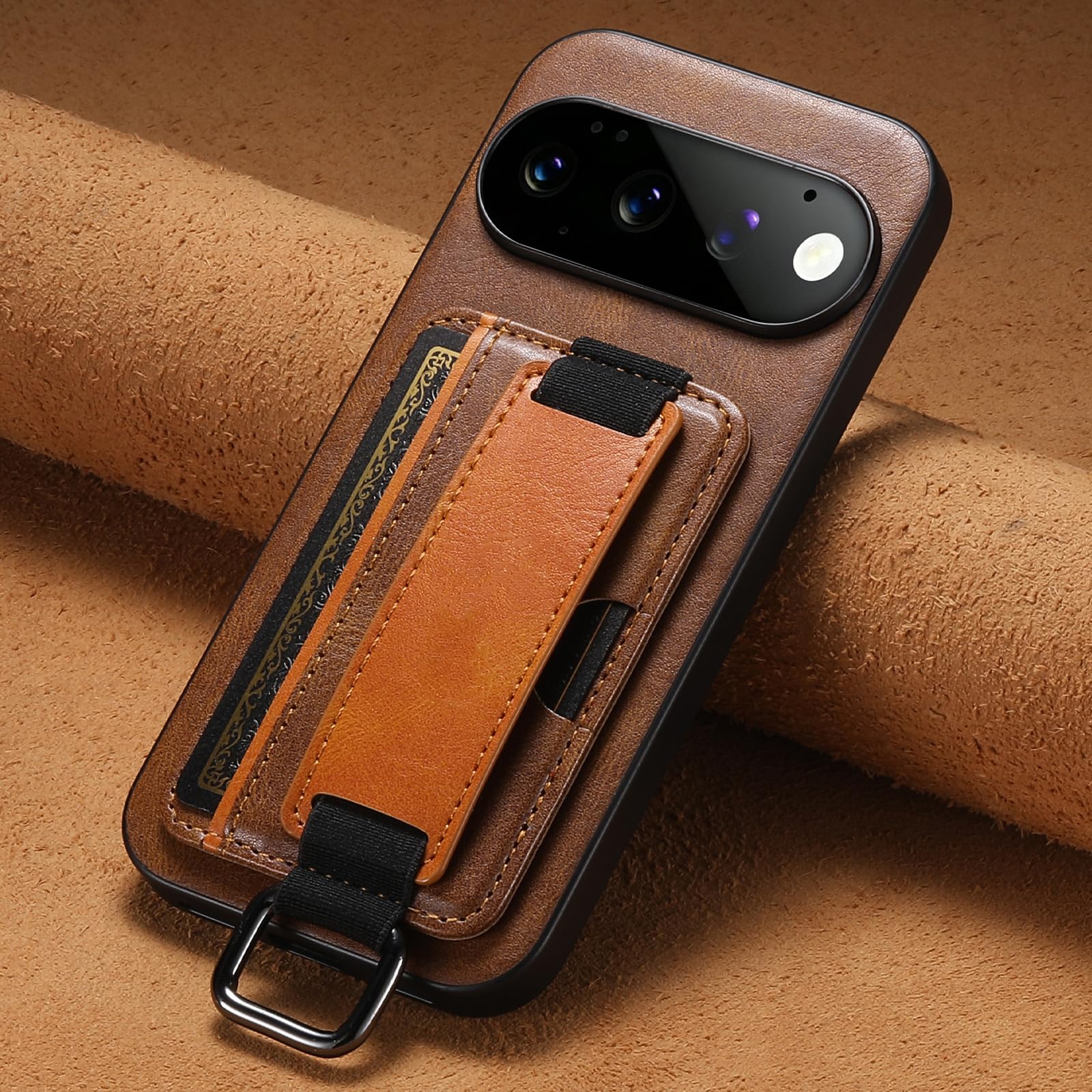 Cover Per Google Pixel 11 Pro XL/ 11 Pro/ 11, Cinturino Da Polso Pieghevole