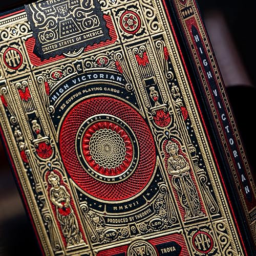 Miniatura 3 de Victorian Naipes rojos altos