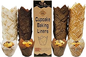 Nordic Paper Tulip Baking Cups for Enchanting Creations