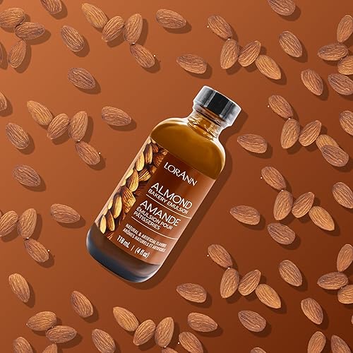Miniatura 4 de LorAnn - Emulsión de almendras para panadería, 4 onzas, extracto intenso de sabor a almendra para hornear, galletas, barras, glaseado, helado,