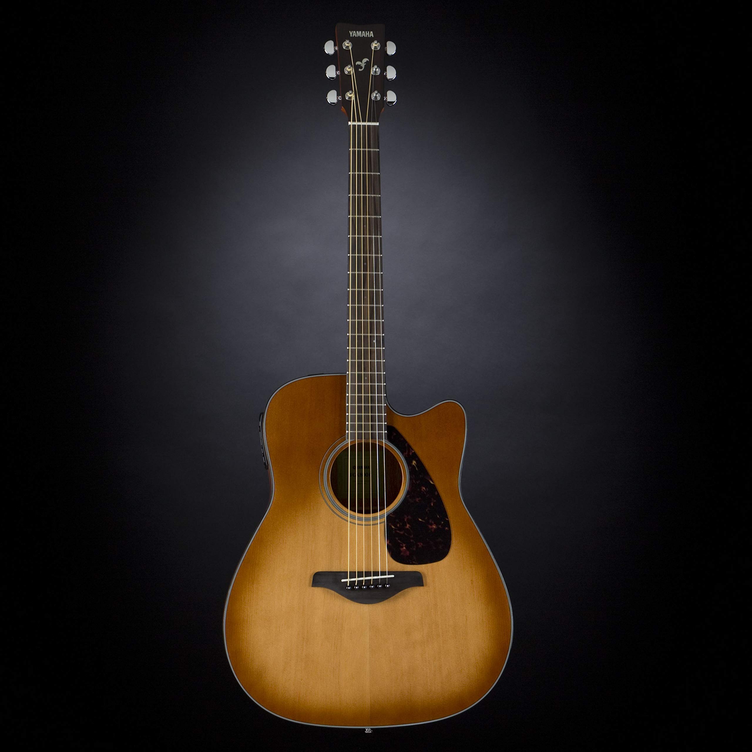 YAMAHA FGX800C Chitarra Elettrica Acustica Sand Burst Marrone