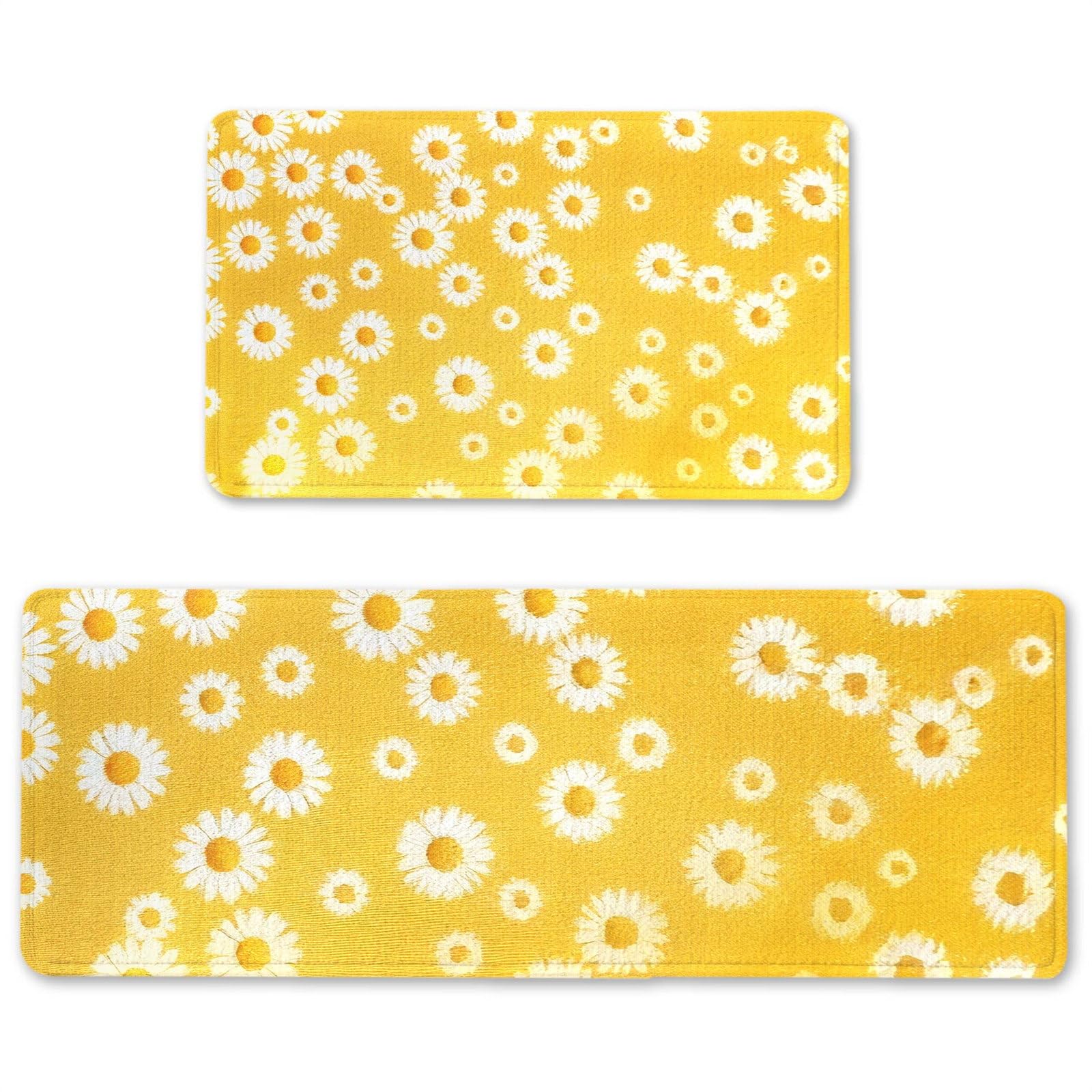 Tapis à Poils Longs Doux Et Moelleux En Forme De Fleur - Pétale Nordique - Lavable Et Antidérapant - Pour Chambre D'enfant, Salon, Chambre à Coucher ( Jaune, 60 Cm