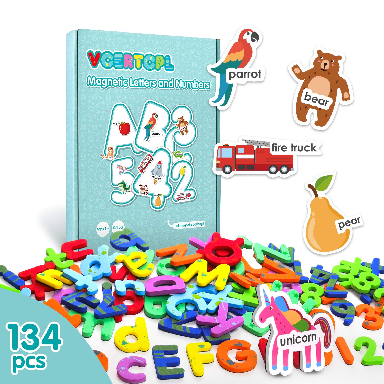 Foam and Letters for Toddlers and Kids ABC Alphabet