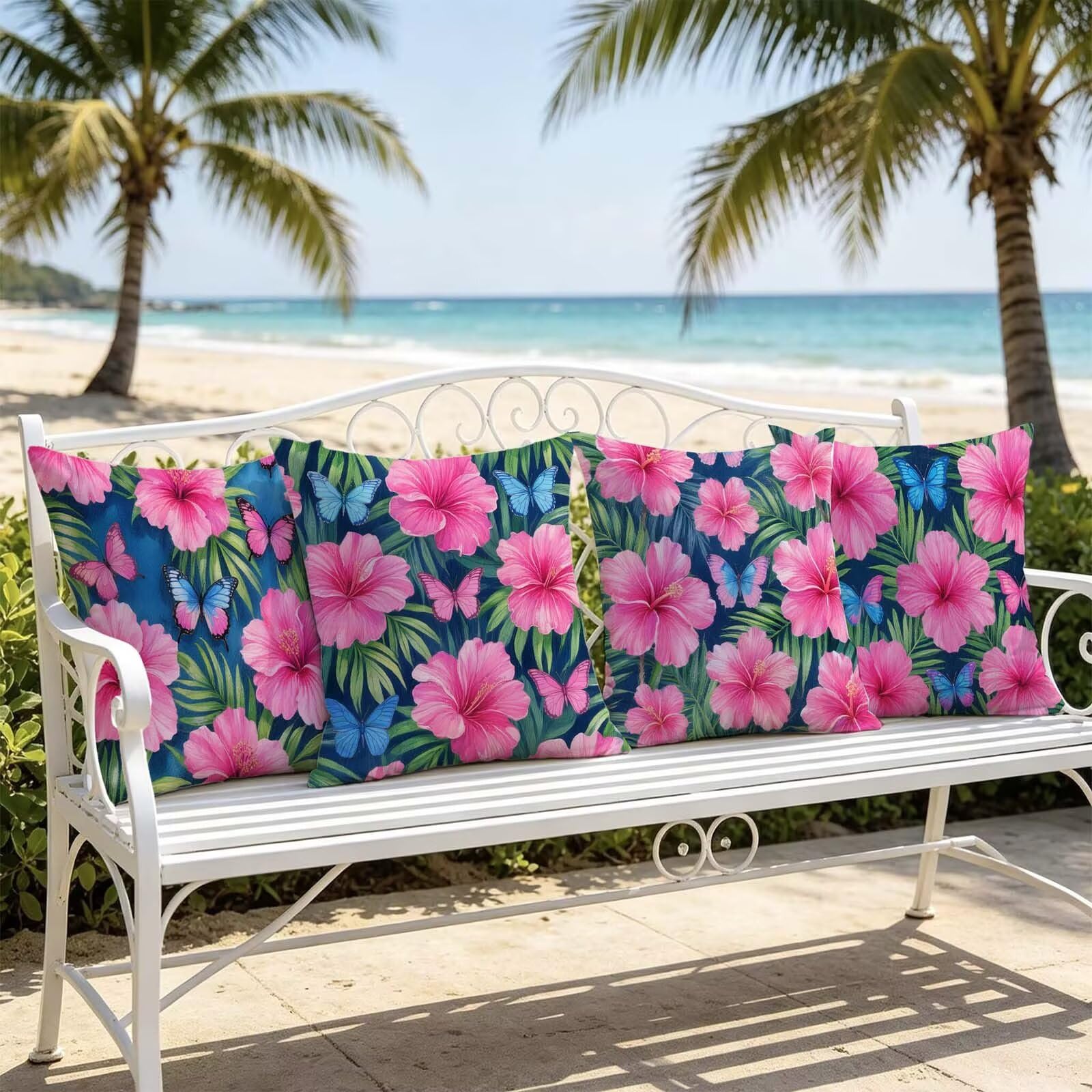 Butterfly Outdoor Kissenbezug 60x60cm Wasserdicht Kopfkissenbezug THDZ2660