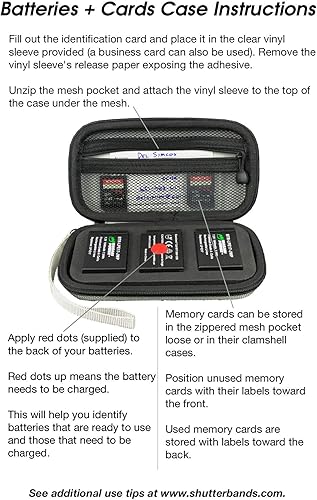 Miniatura 2 de Baterías + Funda para tarjetas compatible con baterías Canon LP-E17 + tarjetas de memoria (azul)