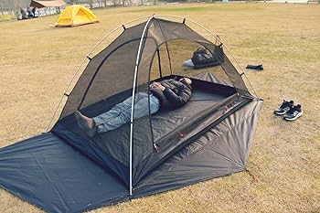 Amazon | 2人用 インナーテントメッシュテント 自立式野外キャンプ