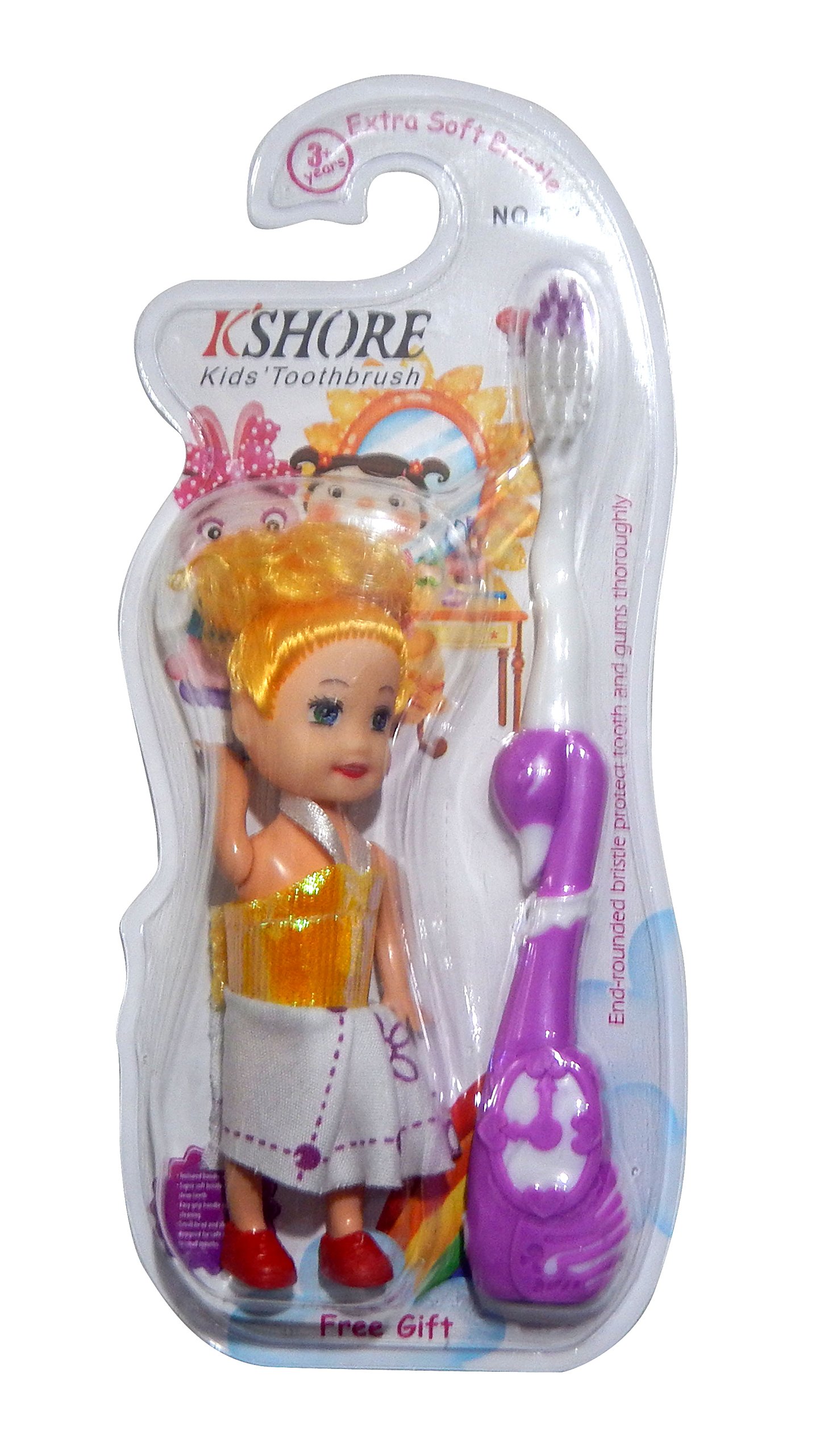 soft bristle toothbrush with free super rocket toy for school going kids (multicolor, set of 1)