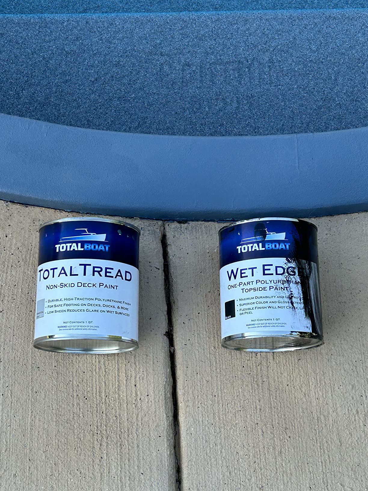 21/mo Finance TotalBoat Wet Edge Marine Topside Paint for Boats
