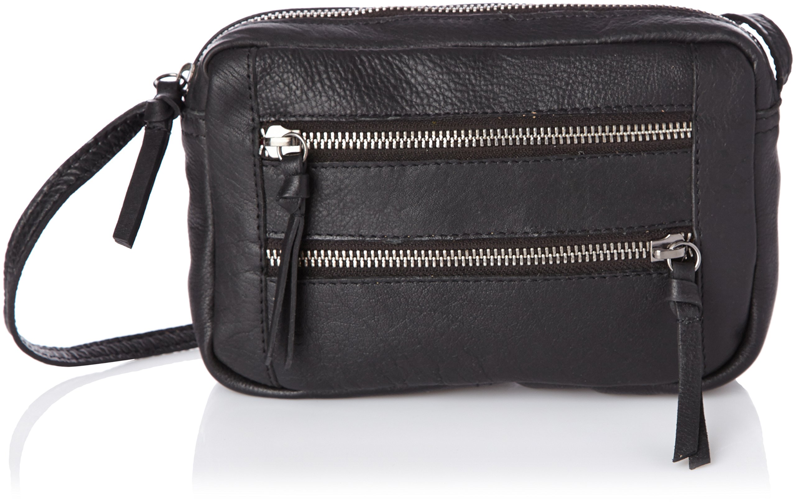 Pieces Kendra Leather Party Bag, Bolso Bandolera para Mujer