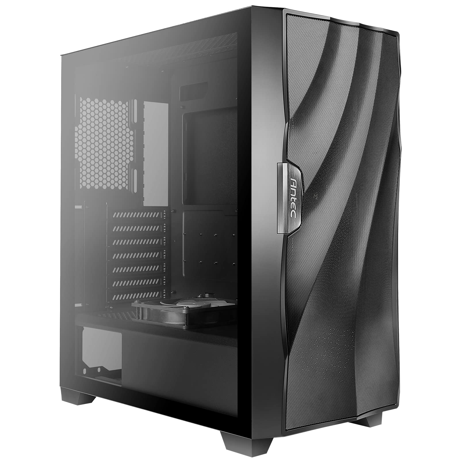 Antec DF700 RF, Mid Tower Computer Case, ATX Gaming Case, Tempered Glass Side Panel, USB3.0 x 2, 360 mm Radiator Support, Black