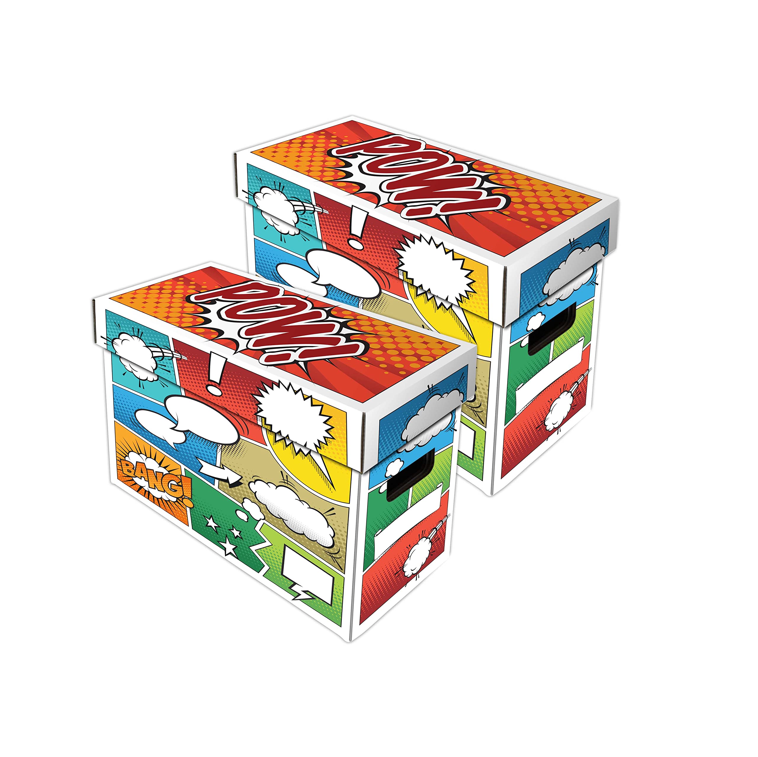BCW Pow Artwork - Caja de cómics corta (2 unidades)