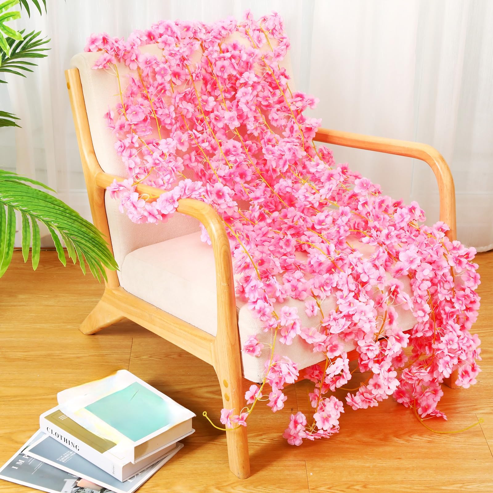 Amazon.com: Nuenen 16 Pack 94.4ft Artificial Cherry Blossom Vines