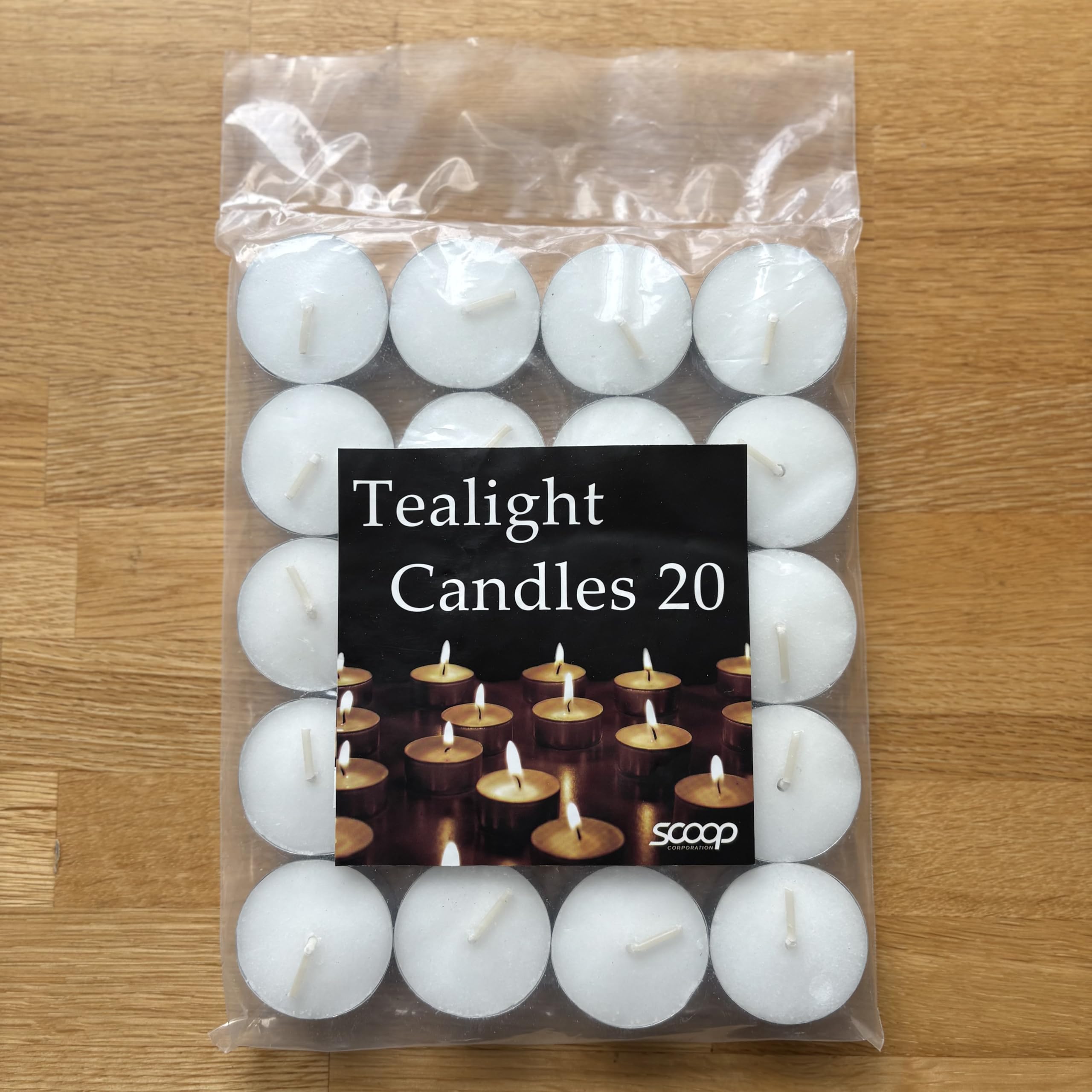 Amazon.co.jp: ティーライトキャンドル 無香料【4時間】20個入りパック