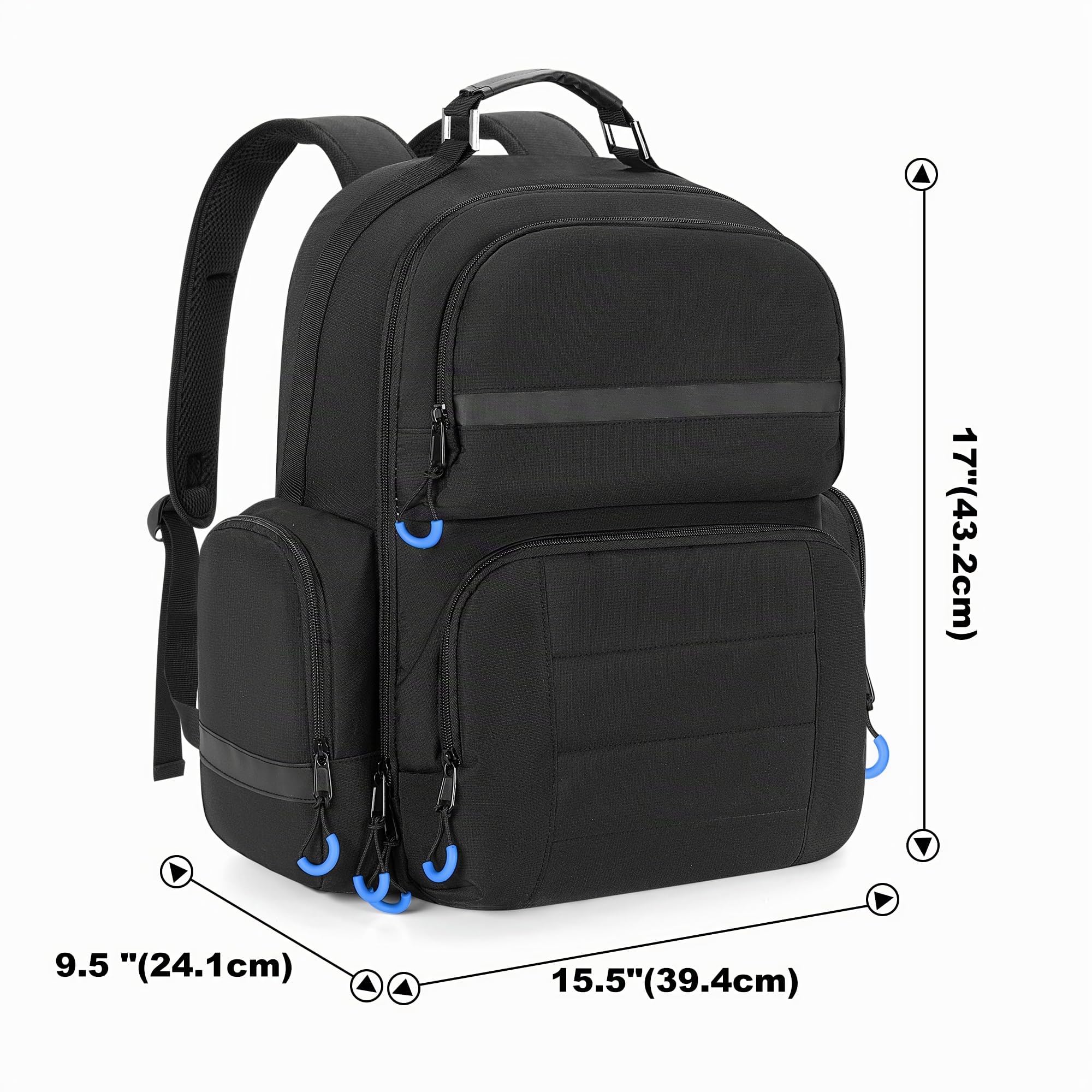 PGmoon Zaino per Console Compatibile con Playstation 5, Borsa da Viaggio con Fodera Protettiva, Adatta per Laptop da 15,6'', Cuffie, Controller e La Maggior Parte Degli Accessori da Gioco