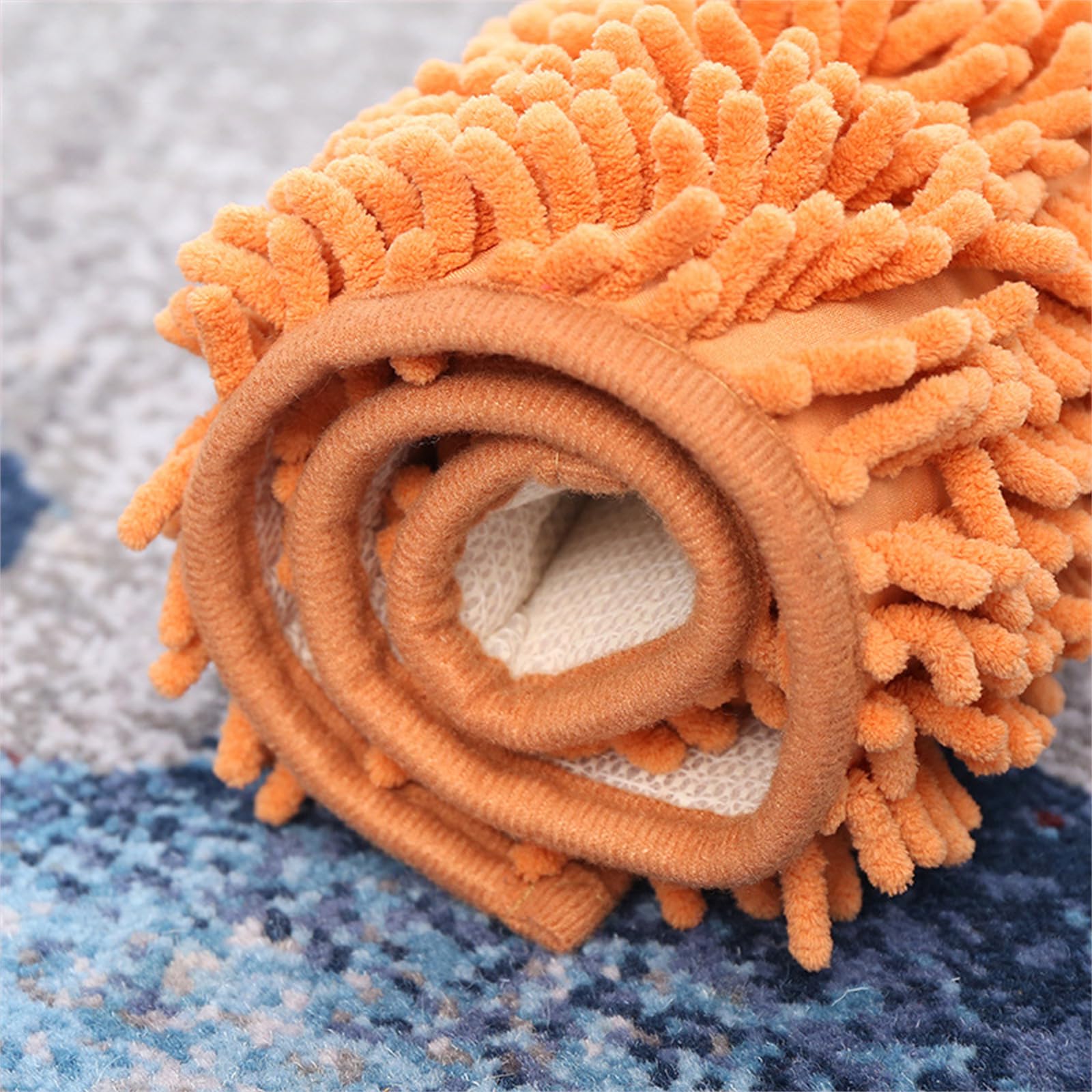 Alfombra de baño de felpilla suave y antideslizante, alfombra de ducha de microfibra de secado rápido (40 x 60 cm, caqui), acogedora alfombra de baño para decoración del hogar, ideal para comodidad y