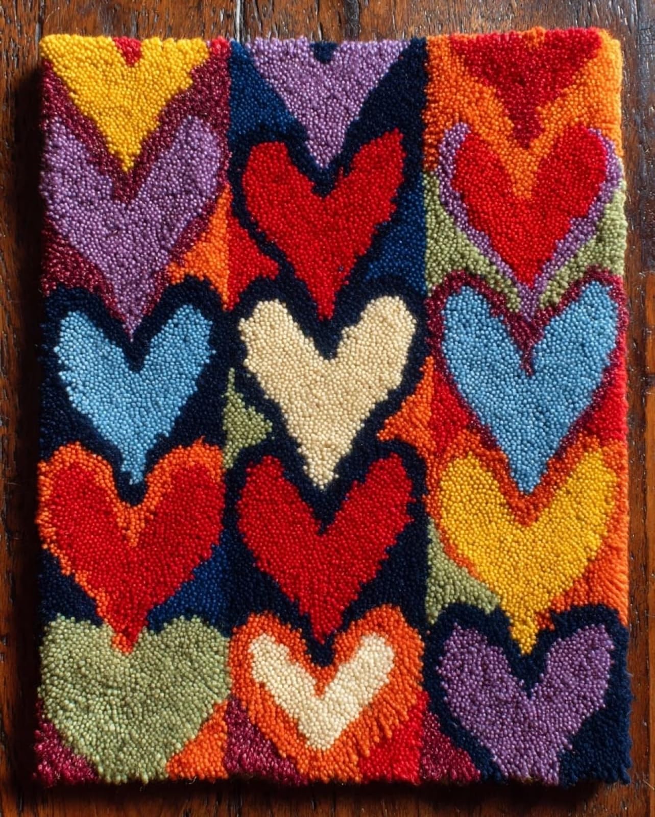 Wallphantom Latch Hook Rug Kit for Adults,Love
