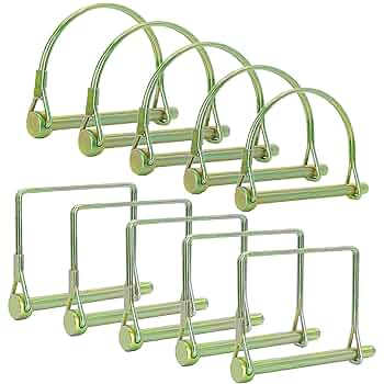 pine　4台 Amazon.com: Pinailer 10 Pcs Gold Pto Shaft Locking Pin 1/4