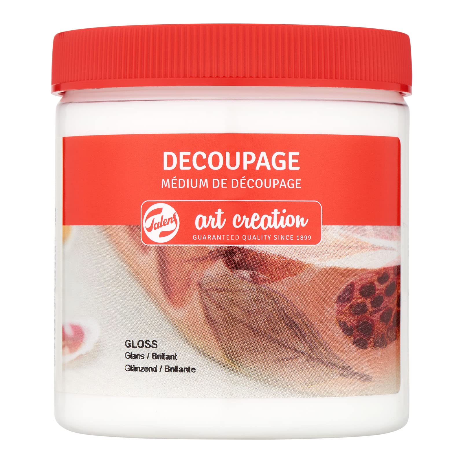 Talens Art Creation Decoupage Jar 250 ml Bright (480690190), Blueberry, Extra Grande