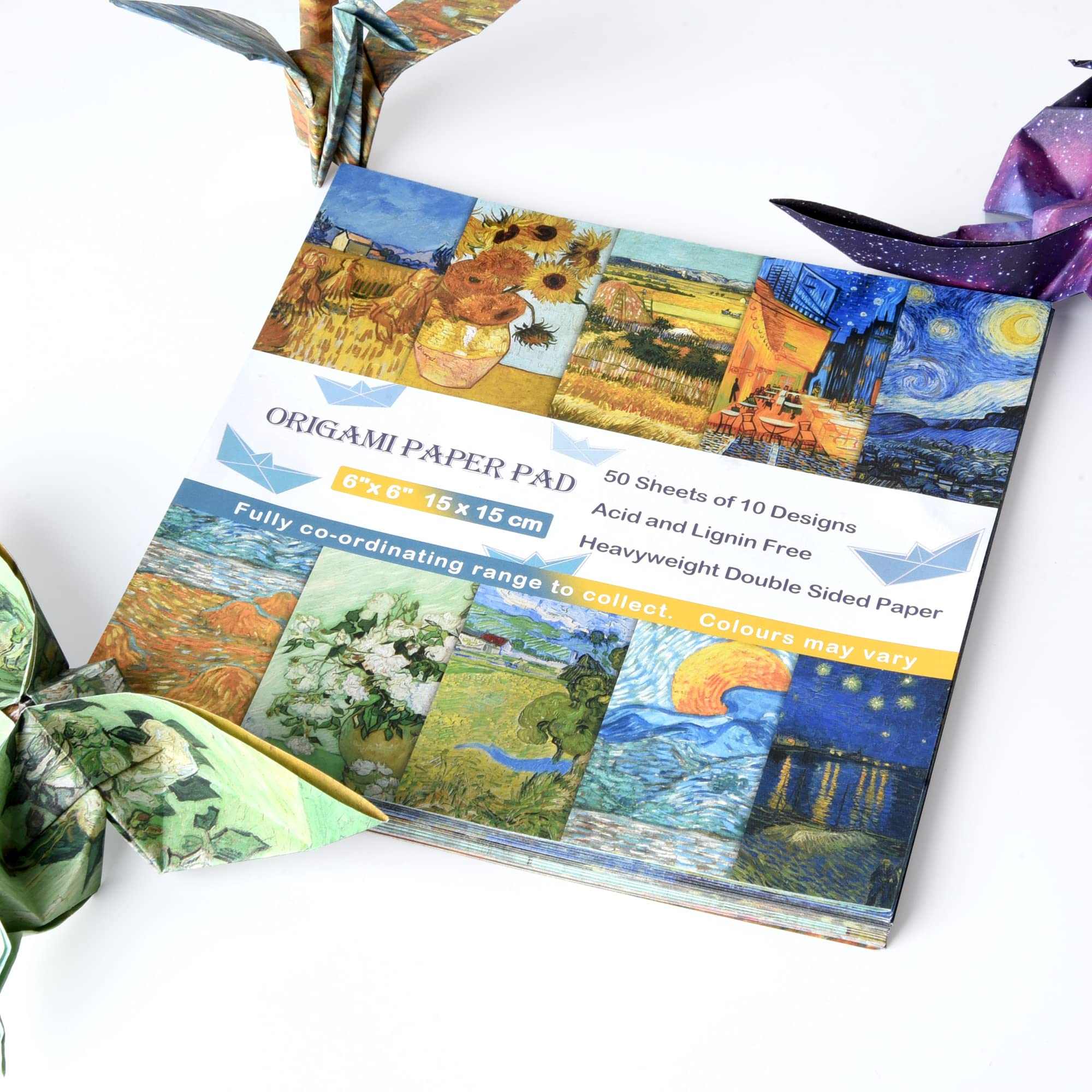 Amazon | 折り紙キット 両面 100枚 20色 6インチ 正方形 簡単 折る