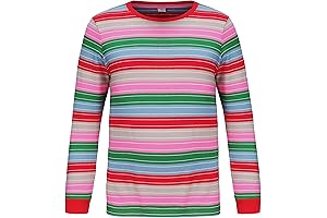 Toddler Chucky Shirt: A Rainbow Striped Masterpiece for Halloween