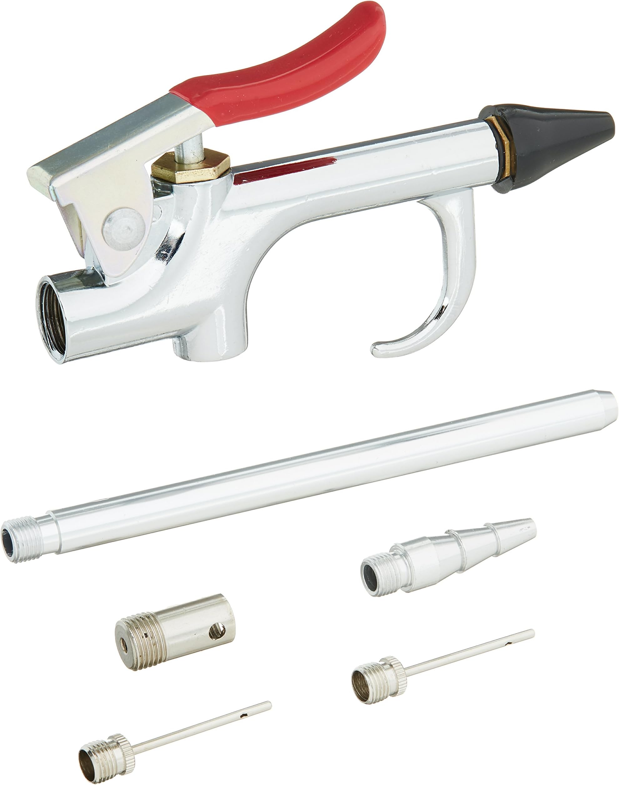 EXELAIR - EX0307BKIT 7 Piece Blow Gun Kit W/ Safety/Adapter Blow Gun Tip