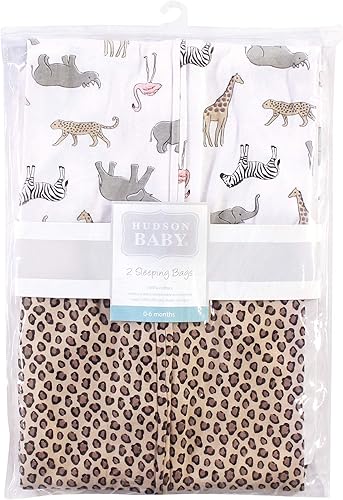 Miniatura 2 de Hudson Baby - Prenda de vestir unisex para bebé, de algodón, sin mangas, tipo saco para dormir, Saco de dormir de algodón sin mangas, saco de