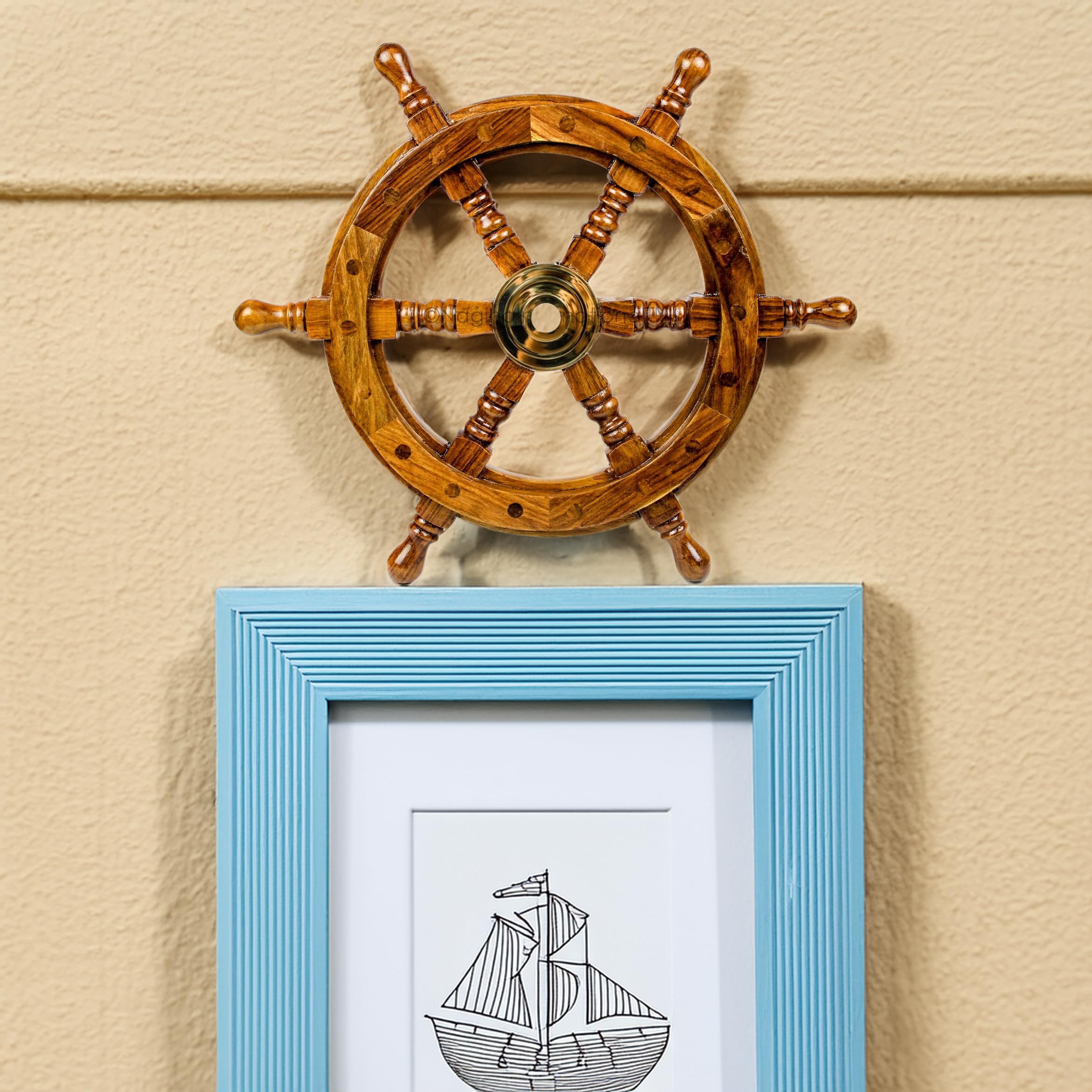 Amazon.com: Nagina International Nautical Handcrafted Wooden Ship