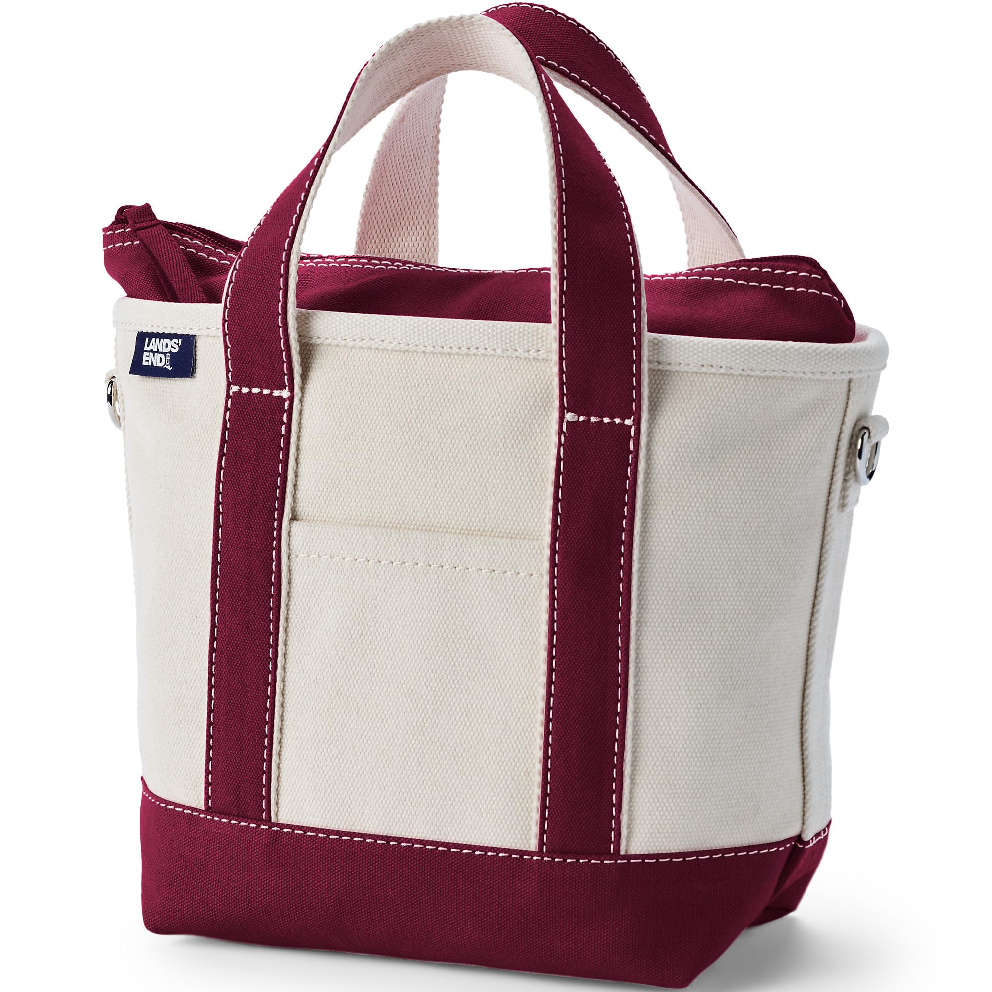 Lands' End Zip Canvas Tote