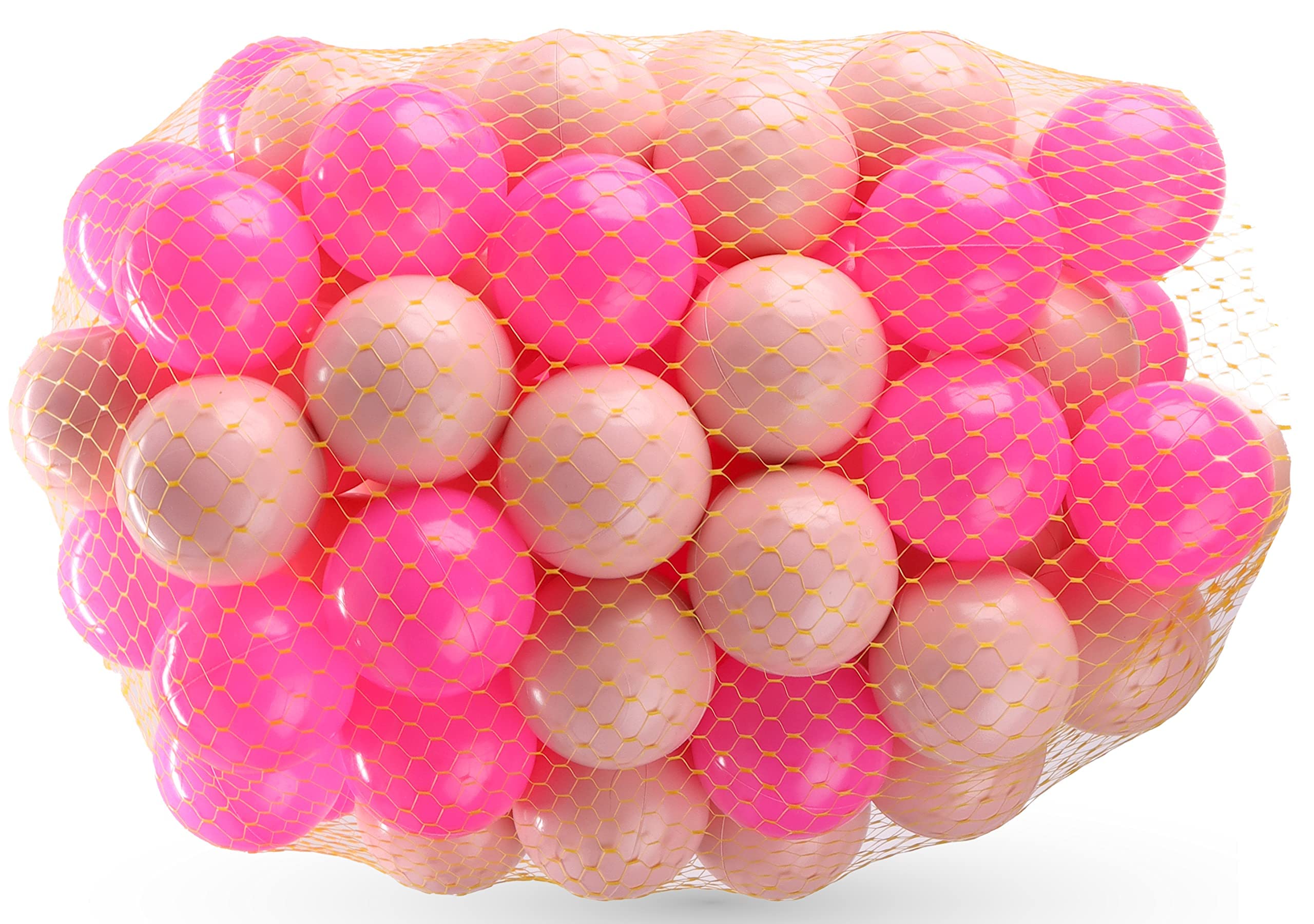 DIVCHI Spielbälle, weiche Bälle für Kinder, kleine Bunte Kunststoffbälle, langlebig, Glatte Oberfläche und Keine scharfen Kanten, schadstofffrei, Multipack, babygeprüftes Spielball-Set