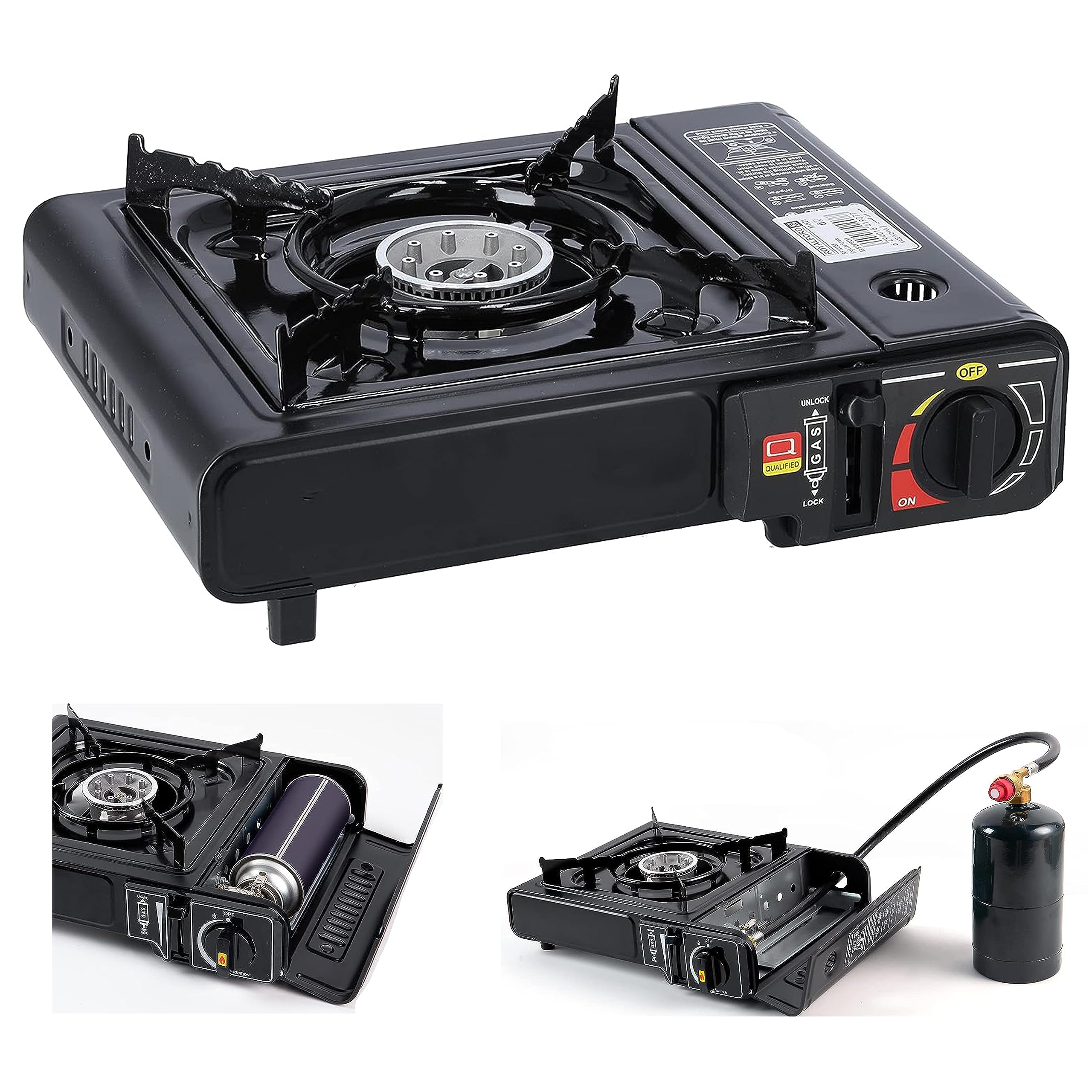 Buy Lwvax 2 in 1 Camping Stove Propane or Butane Stove Dual Fuel Stove