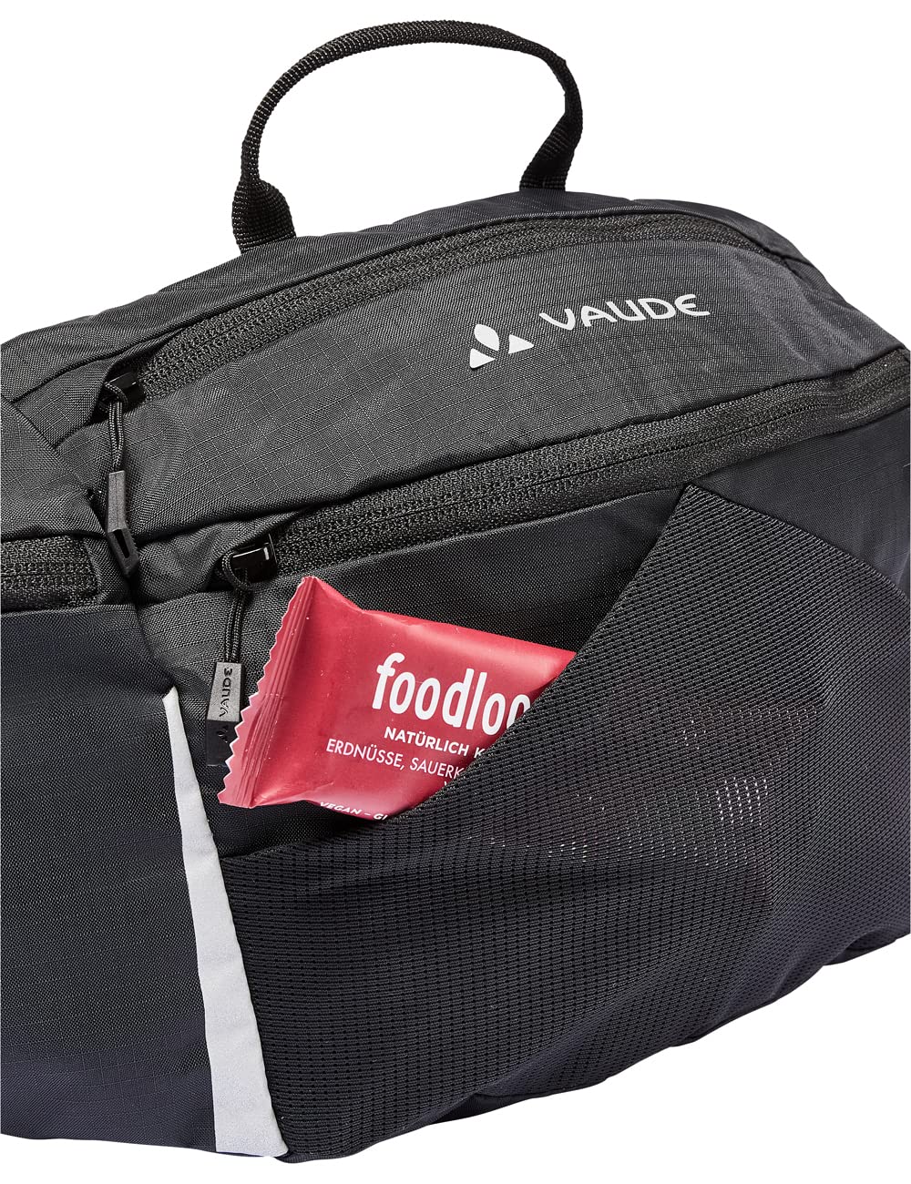 VAUDE Hüfttasche mit isoliertem Flaschenhalter, Bauchtasche für Damen und Herren, Laufgu?rtel mit Trinkflasche, 4 L