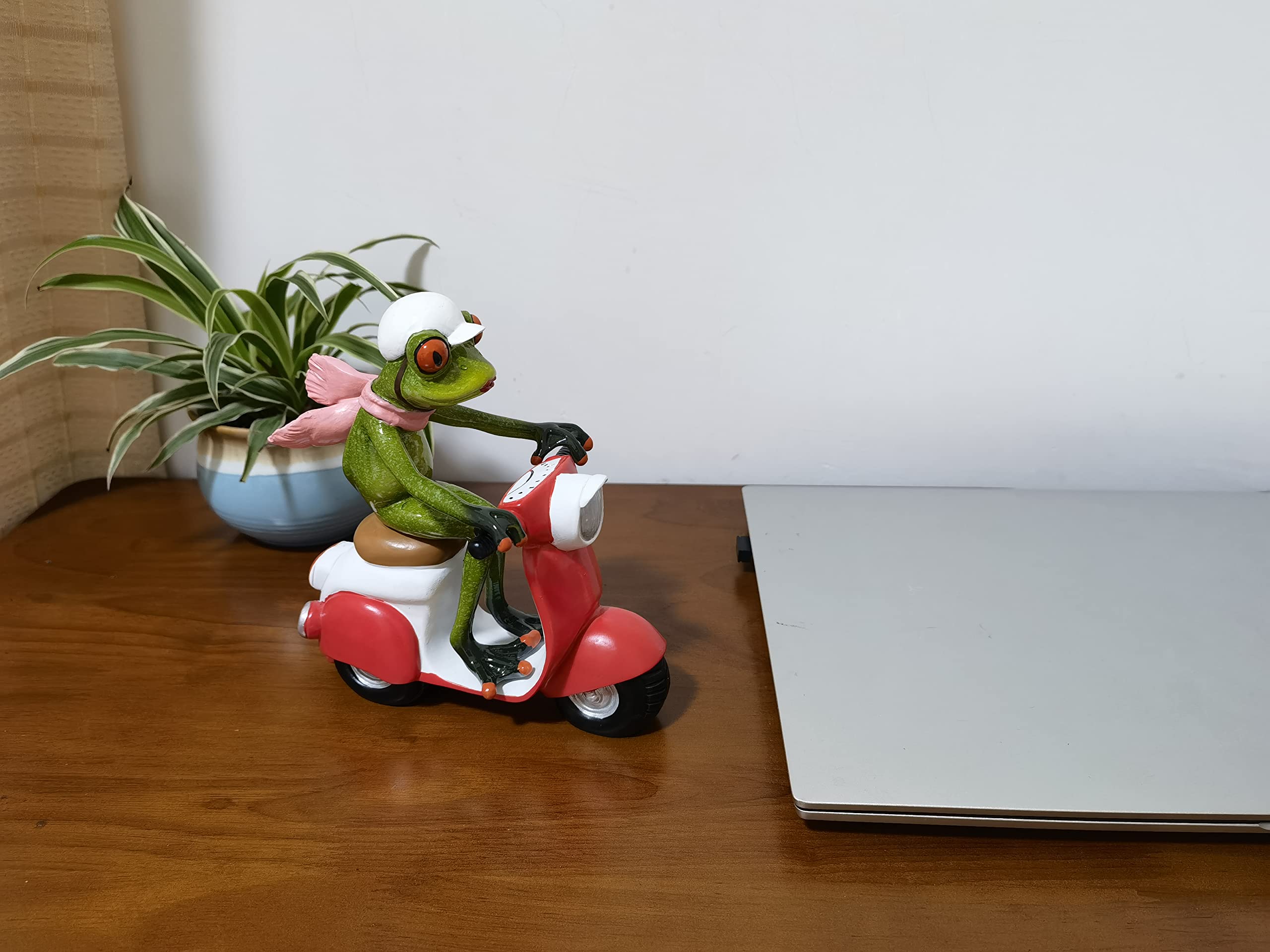 Lustige Frosch-Statue Aus Kunstharz – Spielt Videospiele, Perfekt Als Garten- Oder Zimmerdeko