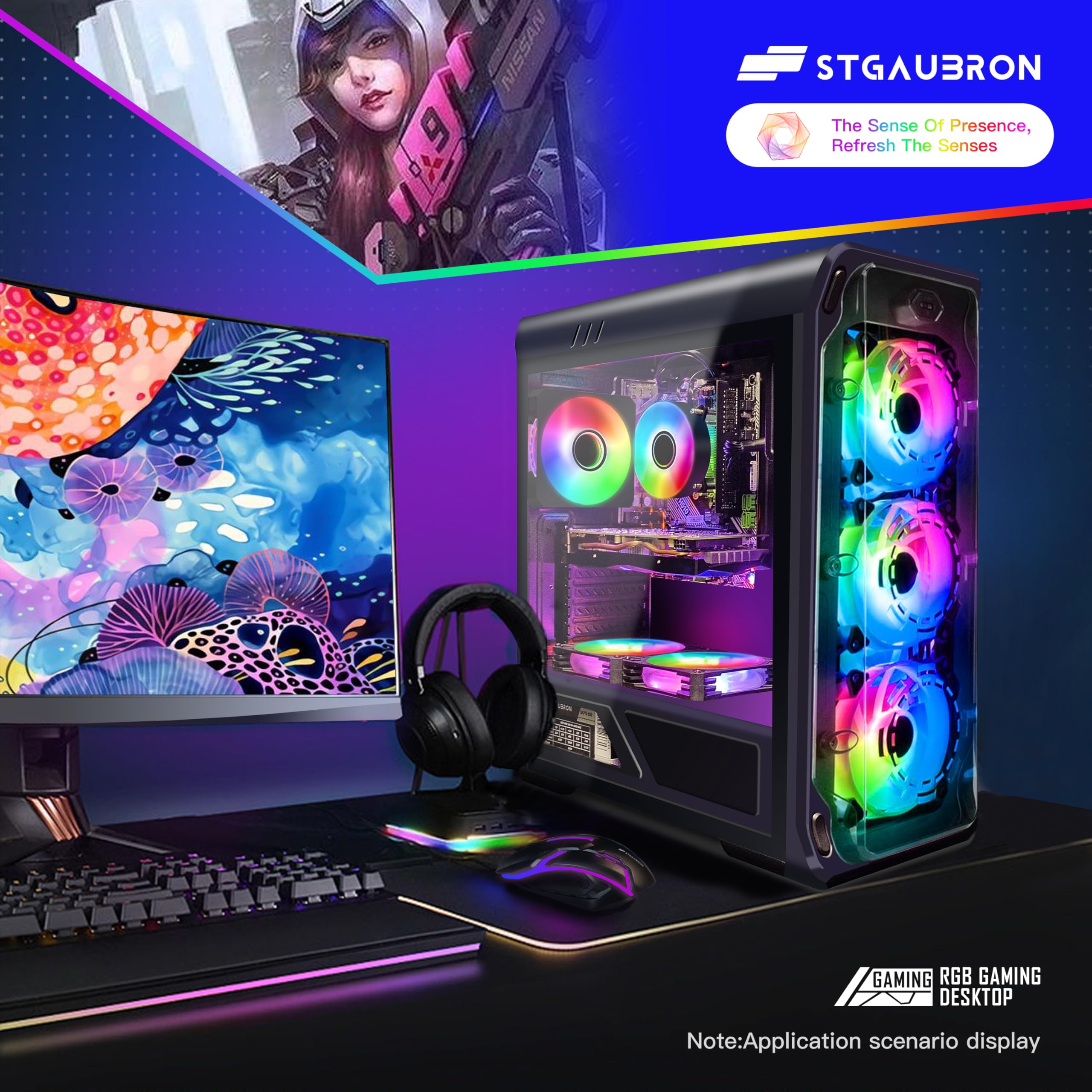 Amazon.com: STGAubron Gaming PC Desktop, GeForce RTX 2060 Super 8G 
