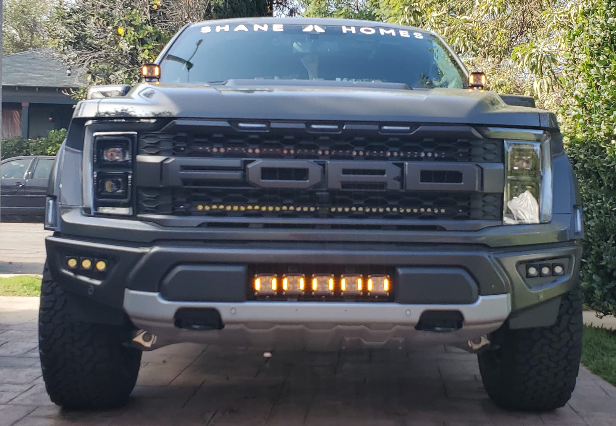 SPV Parts 2021 Gen Ford Raptor Rigid ADAPT 40 Inch Bumper Light Bar Kit ...