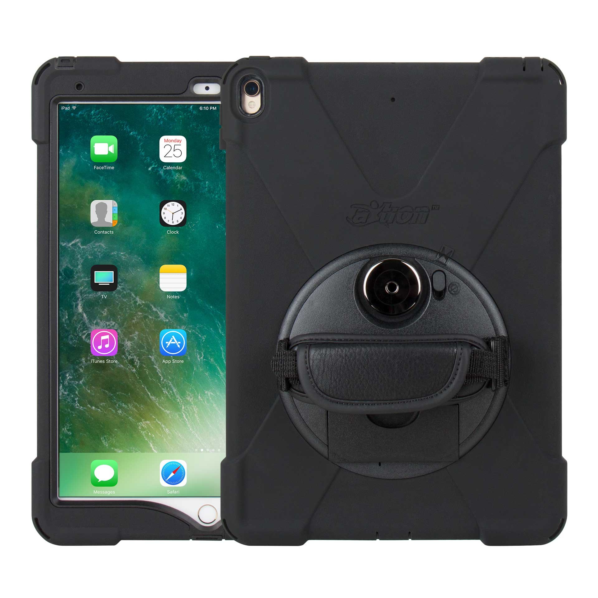 The Joy Factory aXtion Bold MP Custodia antiurto resistente all'acqua per iPad Pro 10.5", pellicola proteggi schermo integrata, cinturino per mano, cavalletto (CWA702)
