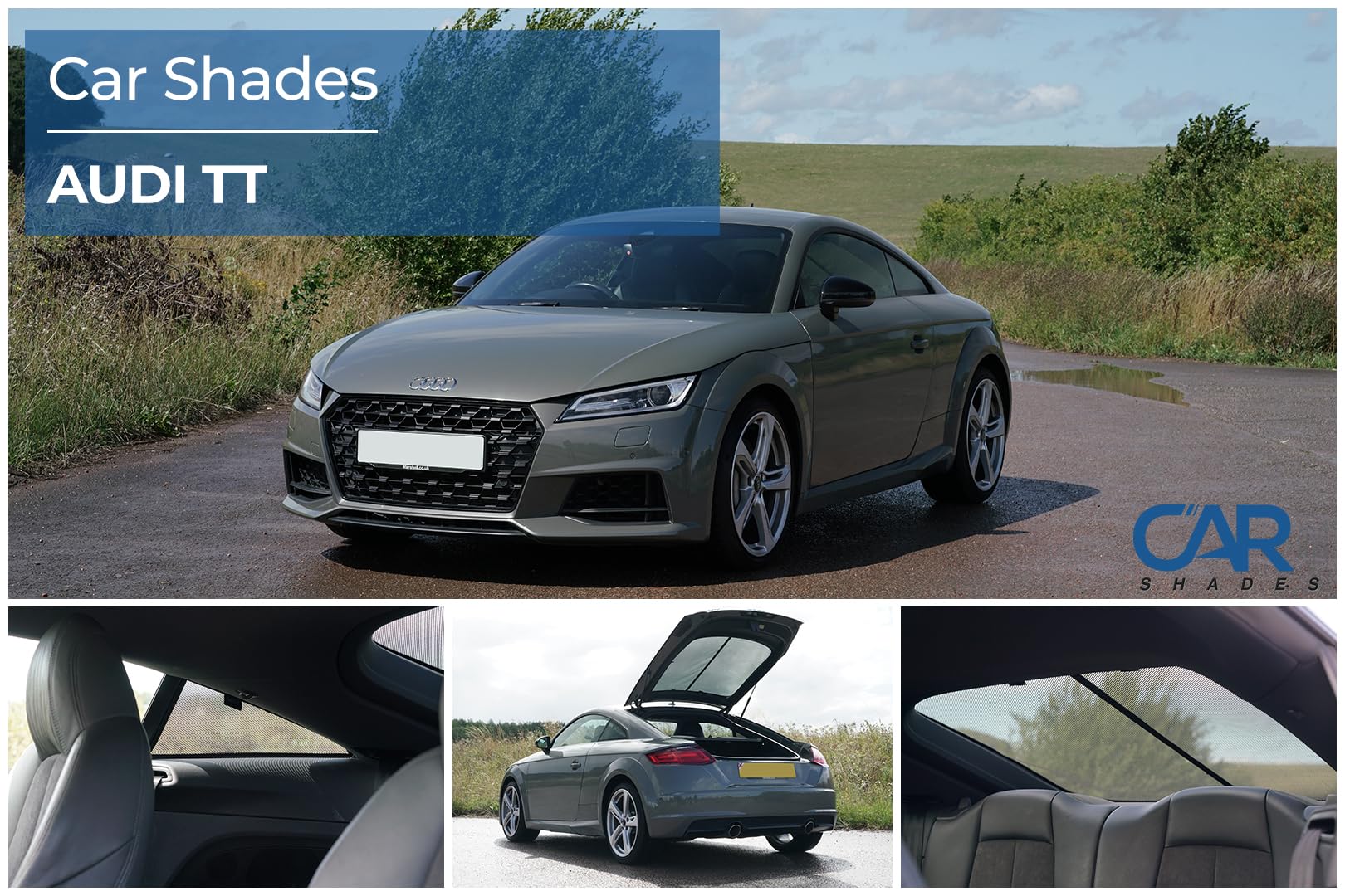 Car Shades Jeu de Pare-Soleil sur Mesure pour Voiture
