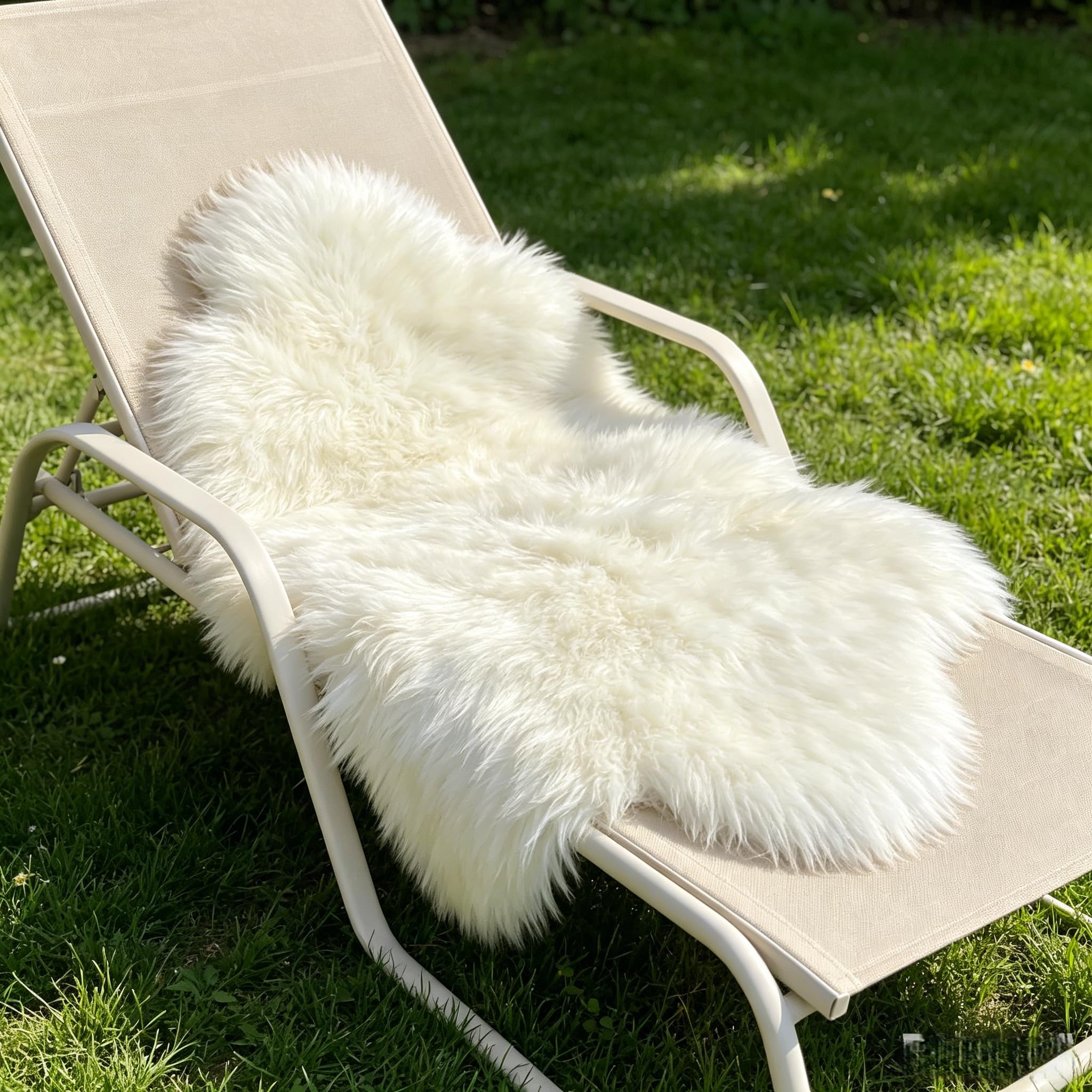 zhxinashu Tappeto Peloso a Forma di Nuvola per Camera da Letto 60x120cm | Tappeto Morbida a Forma di Nuvola, Poliestere Bianco, Superficie Morbida in Plush Spessa 5-7 cm, Decorazione per Soggiorno