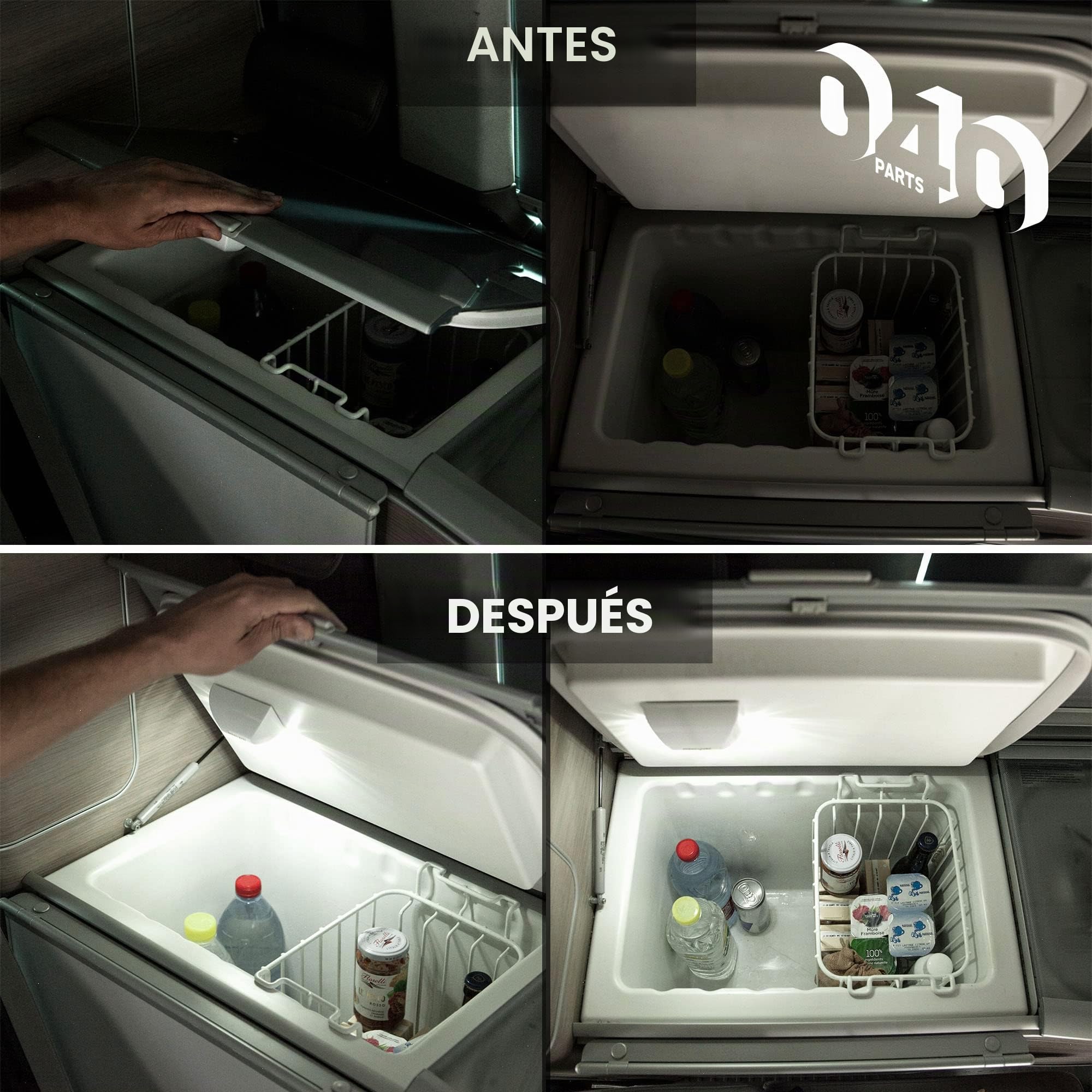 Luz de nevera automática apta para todas las caravanas/autocaravanas/congeladores