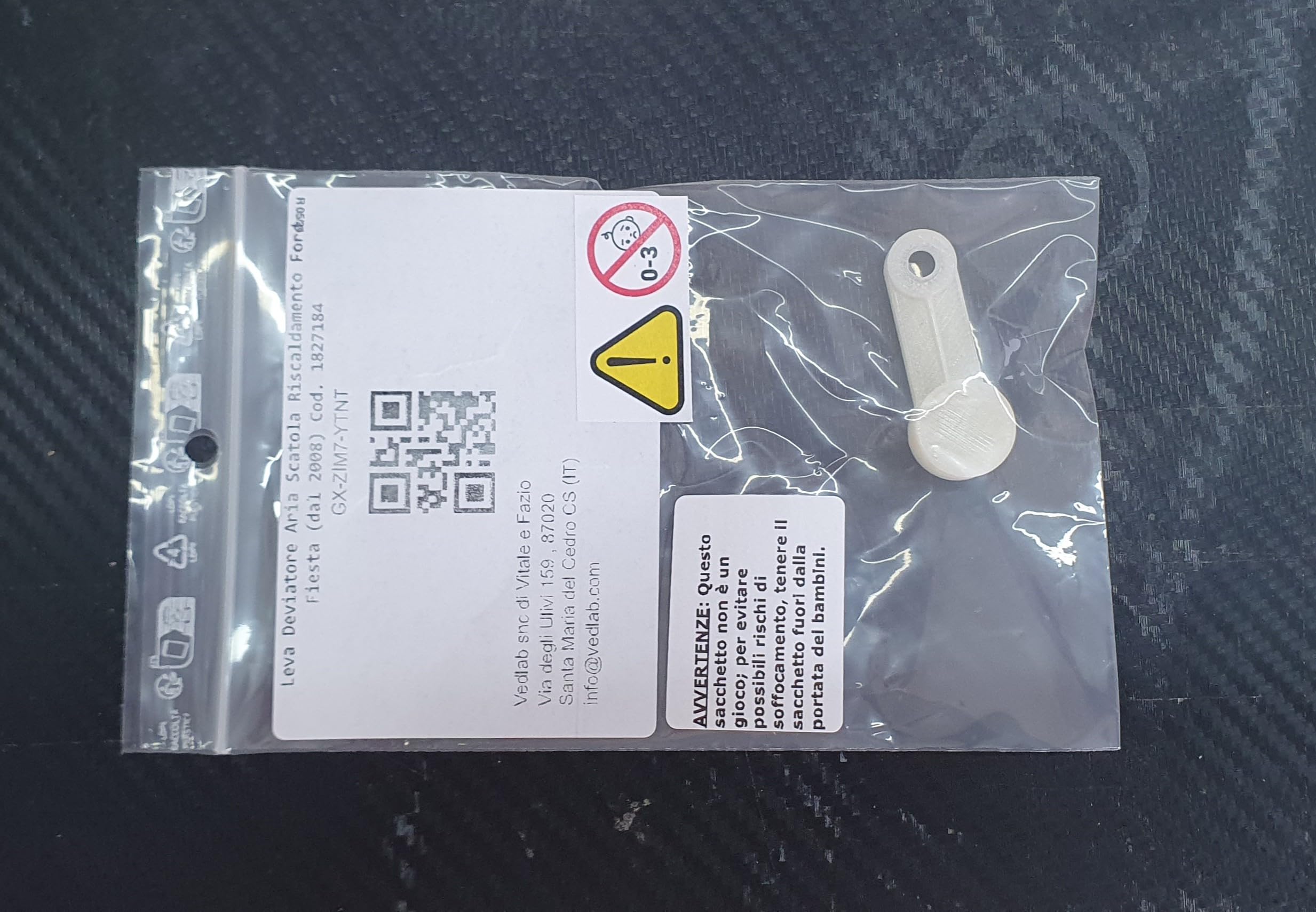Ford Leva Deviatore Aria Scatola Riscaldamento Compatibile con Fiesta (dal 2008) Cod. 1827184