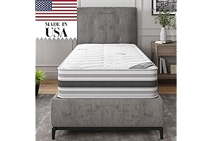 Ottomanson 12" Twin Mattress-in-a-Box: Firm, Cool, and Supportive