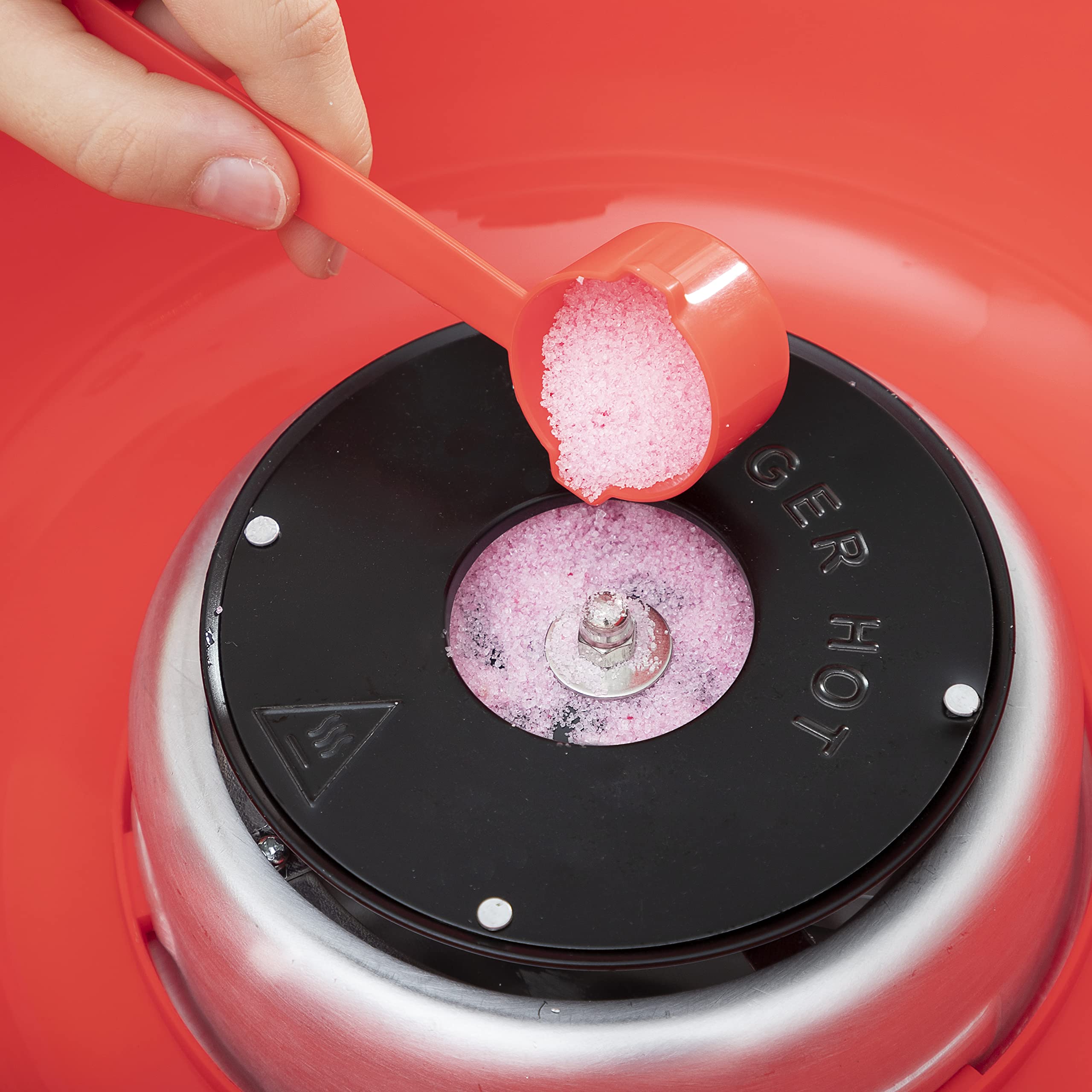 InnovaGoods - Machine à Barbe à Papa Cantty, Créez des Saveurs Uniques, Design Moderne et Compact, Facile à Nettoyer, Noir, Plastique