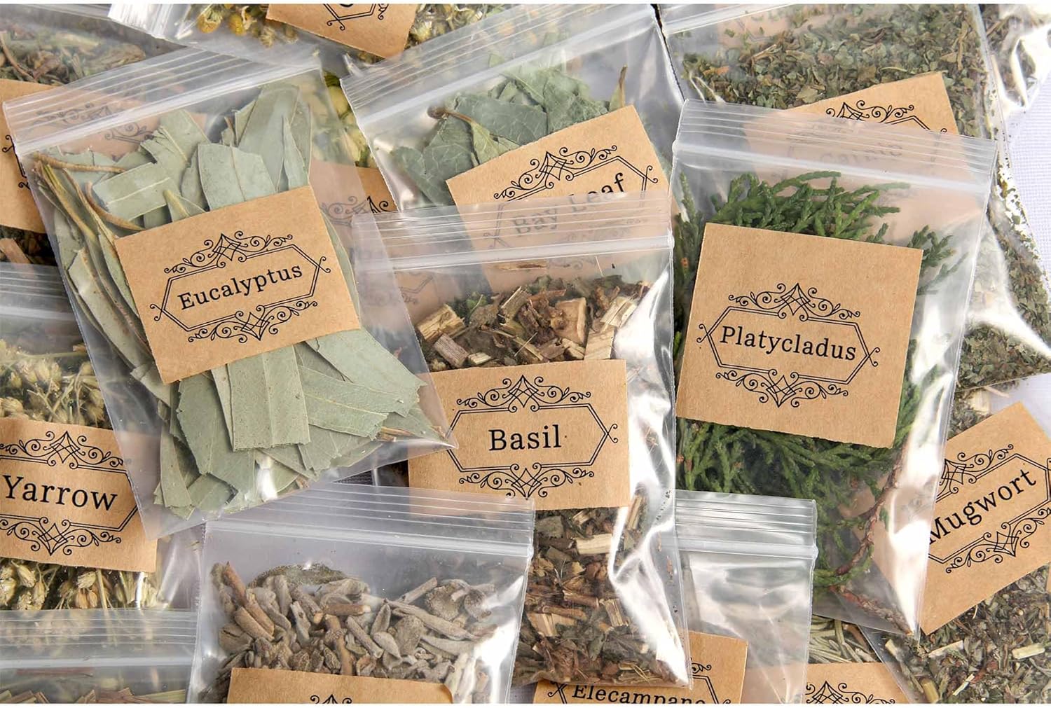 Witchcraft Herbal Kit, 30 Dried Herbs and Dried Flowers for Witch Altar Supplies, Wiccan Rituals, Pagan Magic, Apothecary Herbs, Spiritual Healing, Witchcraft Supplies