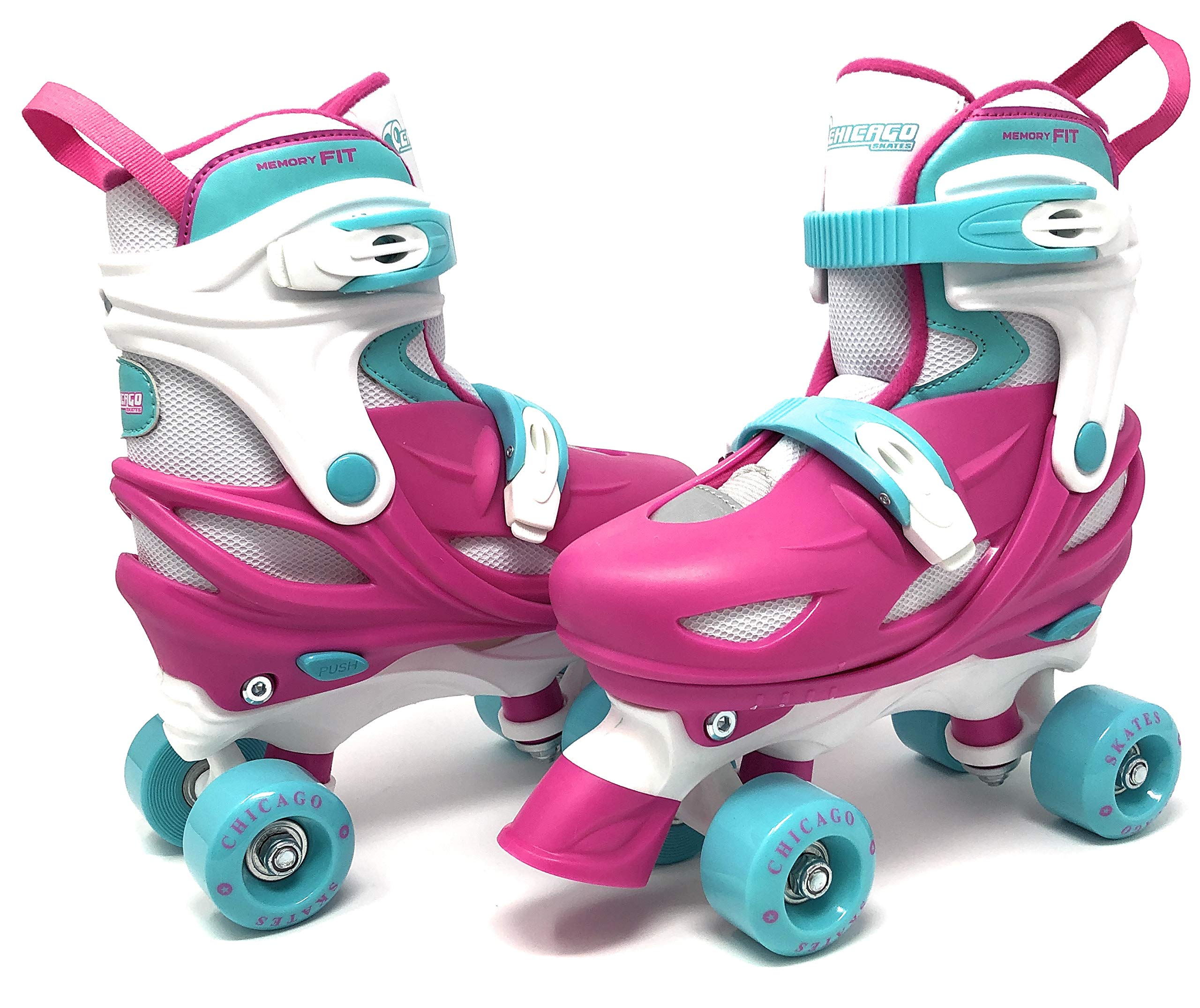 Chicago Skates Girls Adjustable Junior Quad Skates
