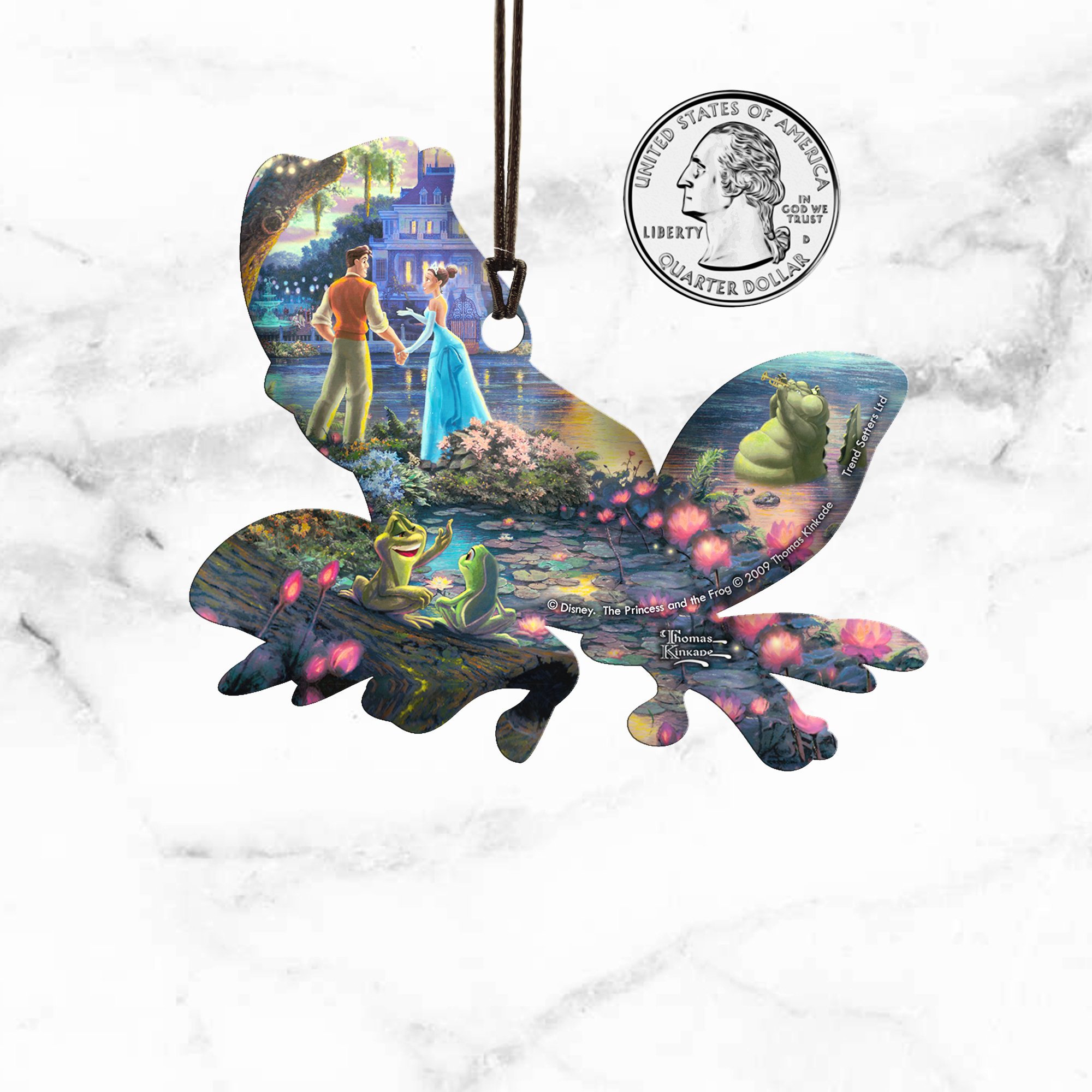 Amazon.co.jp: ディズニーTheプリンセスand the Frog Shaped Hanging