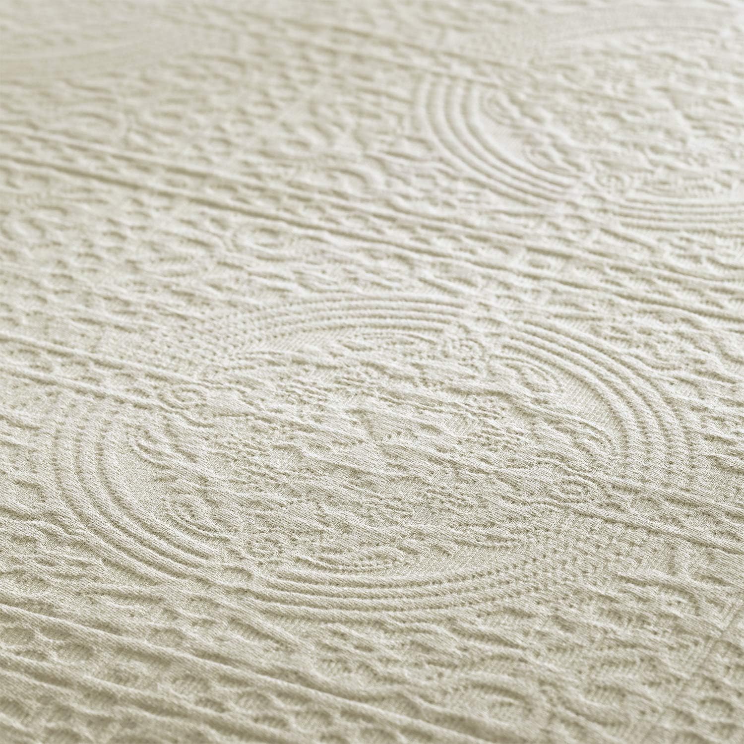 40% оƒƒ Dіѕсоunt SUPERIOR Jacquard Matelasse Fleur De Lis 100% Cotton Medallion 3-Piece Bedspread Set - Queen, Ivory Fеаturеd Prоduсt SUPERIOR Jacquard Matelasse Fleur De Lis 100% Cotton Medallion 3-Piece Bedspread Set - Queen, Ivory