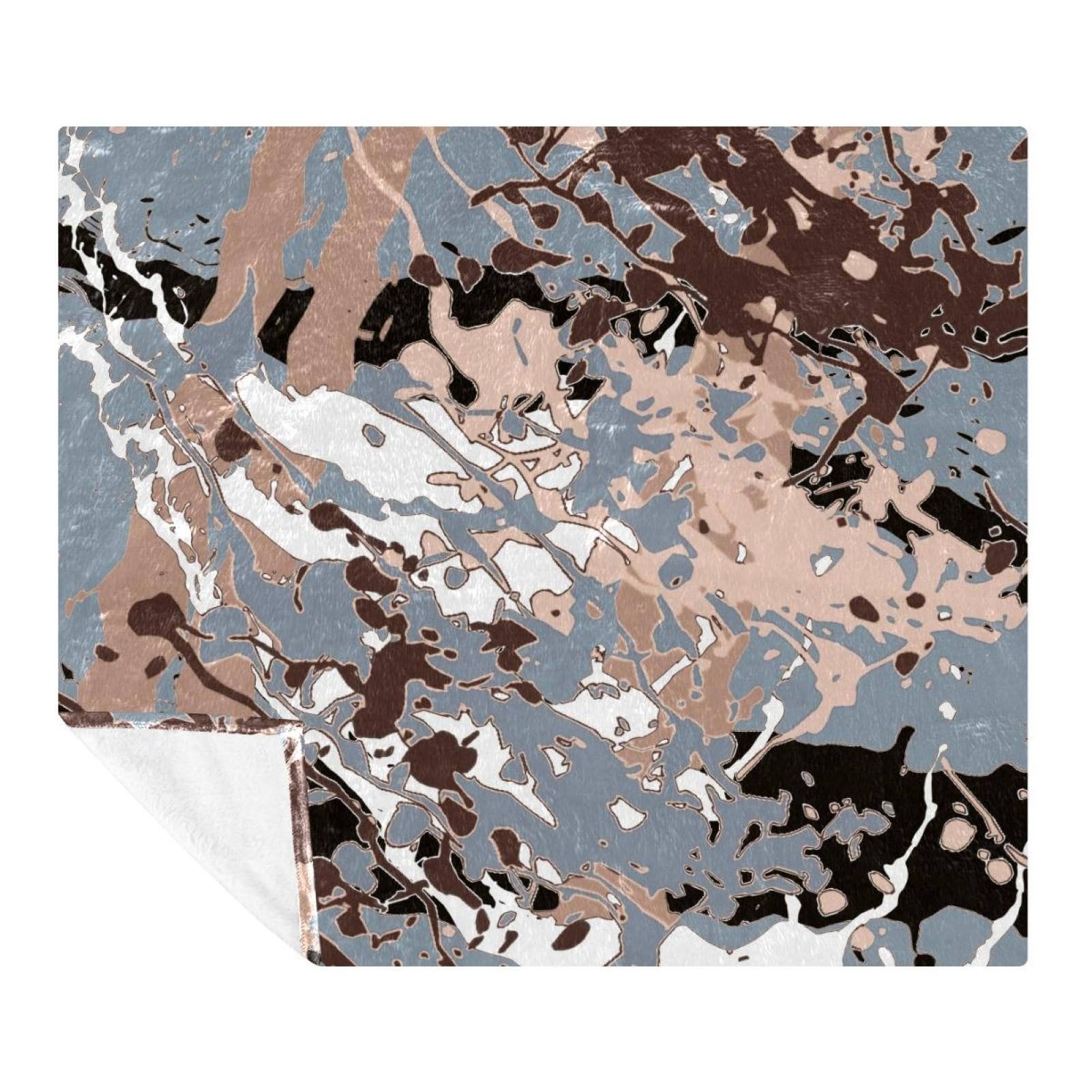 Couverture polaire anti-frissons en microfibre douce et légère de 150 x 200 cm