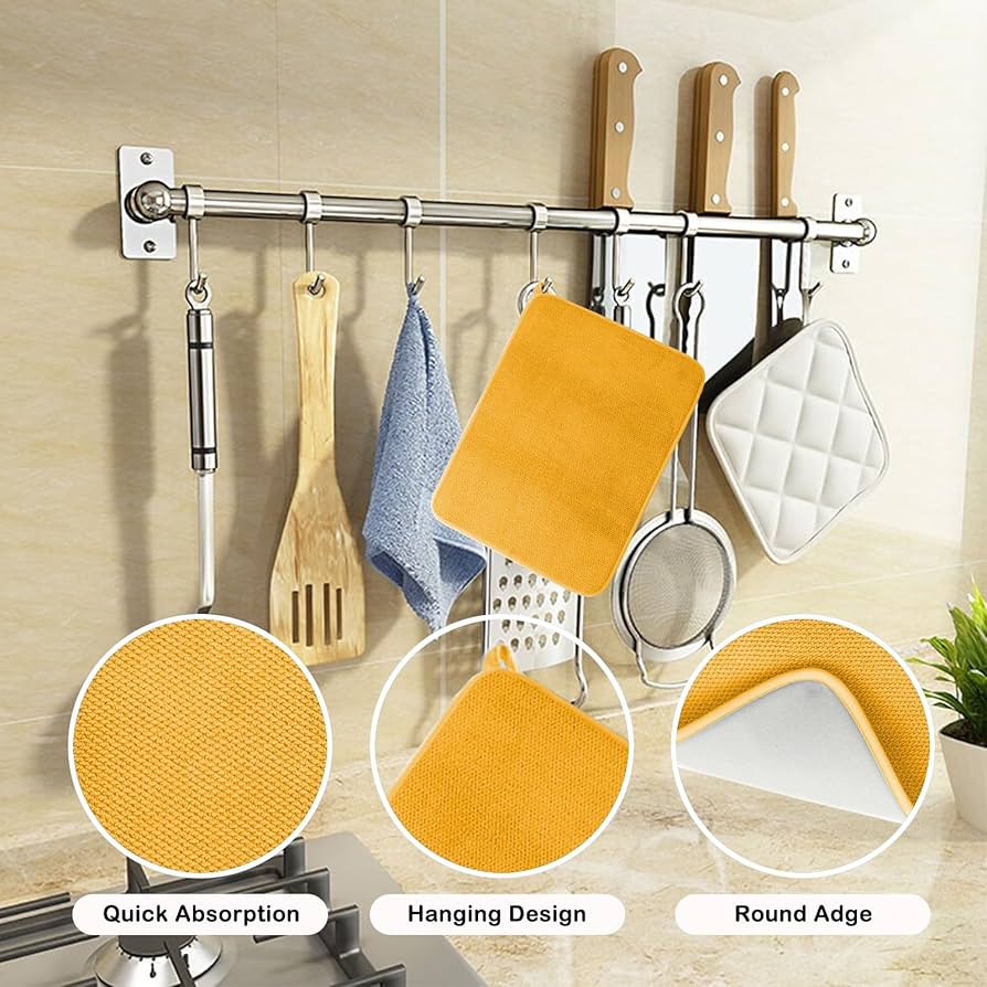 Amazon.co.jp: マイクロファイバー食器乾燥マット、24×18インチ 吸収性 Amazon.co.jp: マイクロファイバー食器乾燥マット、24×18インチ 吸収性