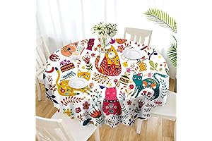 60 Inch Round Vinyl Tablecloth