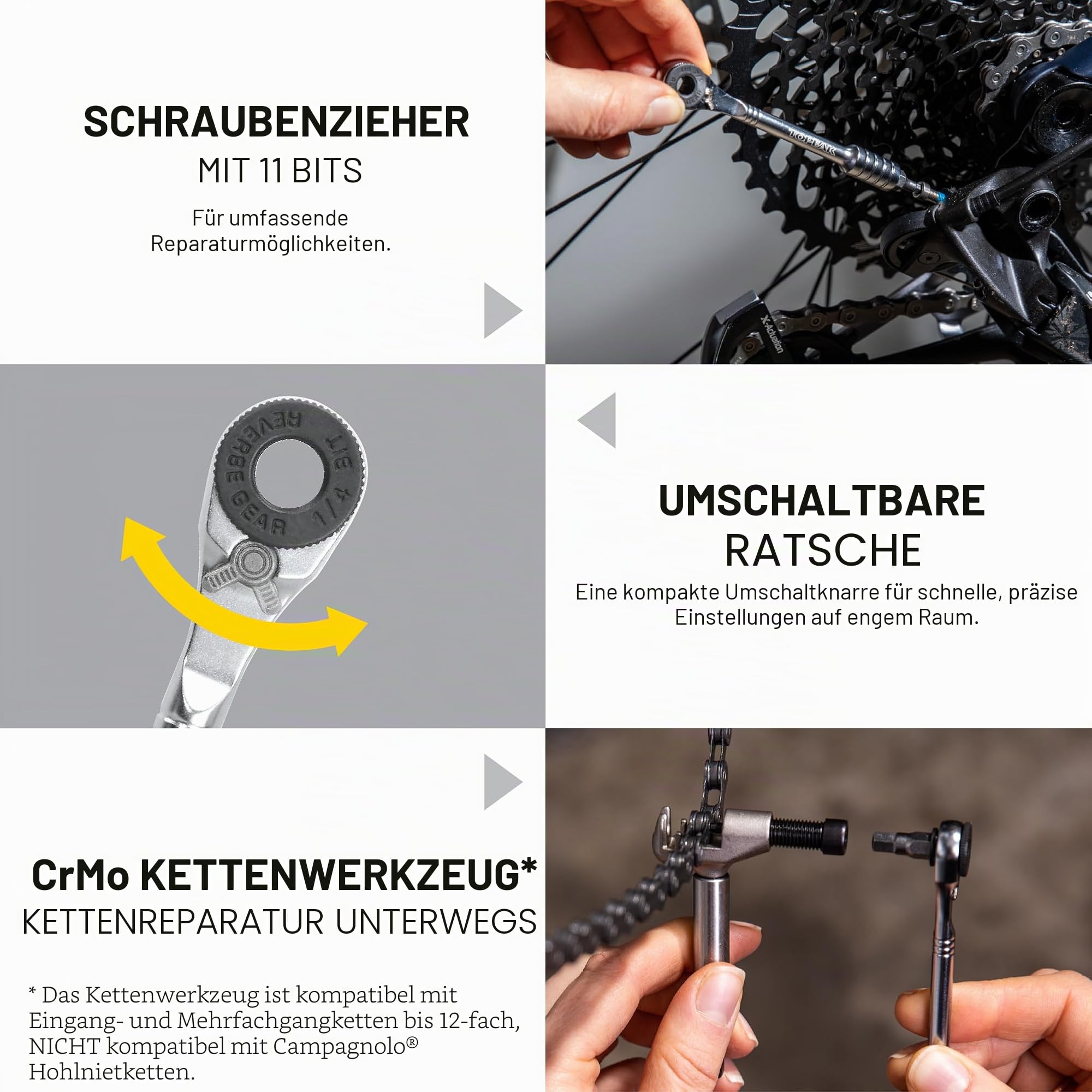 Topeak Ratchet Rocket Lite NTX + Black, One Size Open Box | Fahrrad-Handwerkzeuge